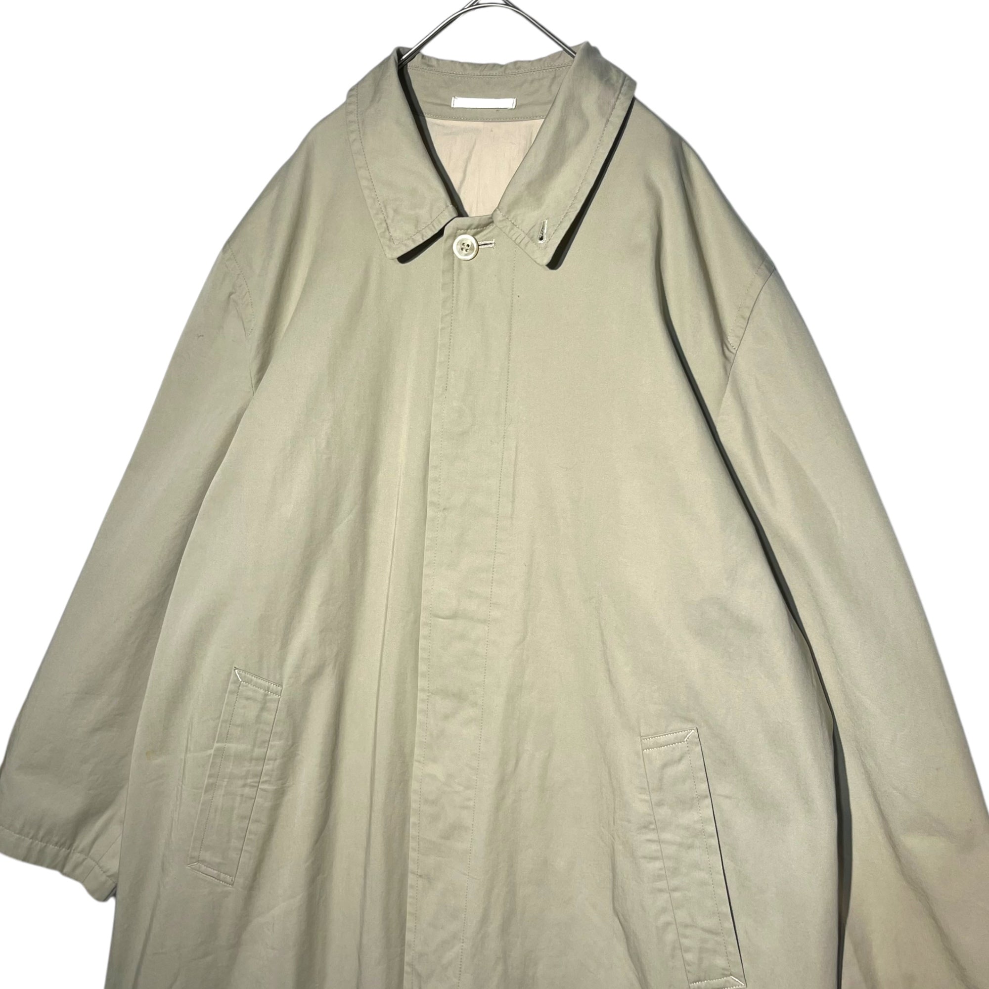 COMME des GARCONS HOMME(コムデギャルソンオム) 89SS balmachan coat バルマカーンコート ロングコート 川久保玲 本人期 80年代 HC-050060 M ライトベージュ AD1988 稀少品