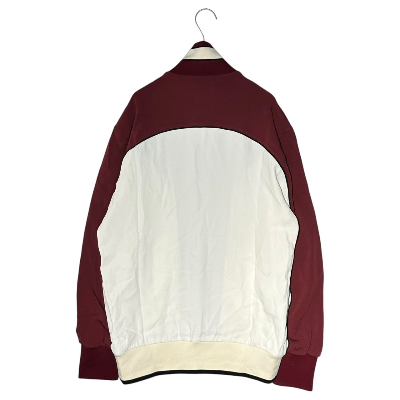DOLCE&GABBANA(ドルチェ&ガッバーナドルガバ) DG Logo Track Jacket ロゴ 刺繍 トラック ジャケット G9KW1Z G7QXF 44(XS程度) ボルドー×ホワイト ジャージ