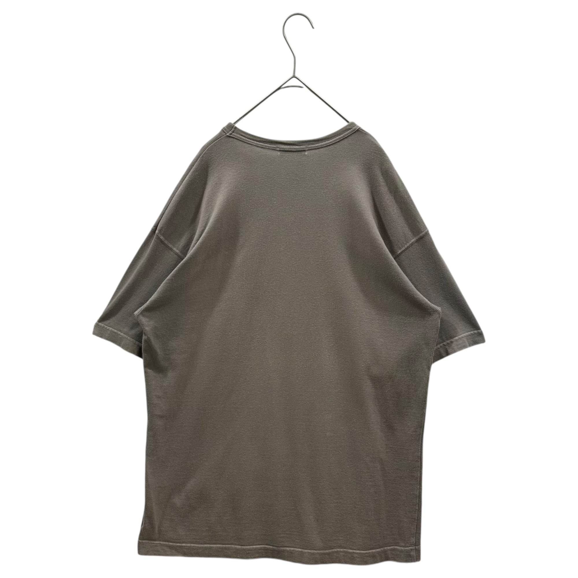 COMME des GARCONS HOMME(コムデギャルソンオム) 00's CdGH Logo Print Crew Neck T-Shirt ロゴ プリント クルーネック Tシャツ HT-100170 FREE グレー×イエロー AD1999 田中啓一デザイン期 田中オム