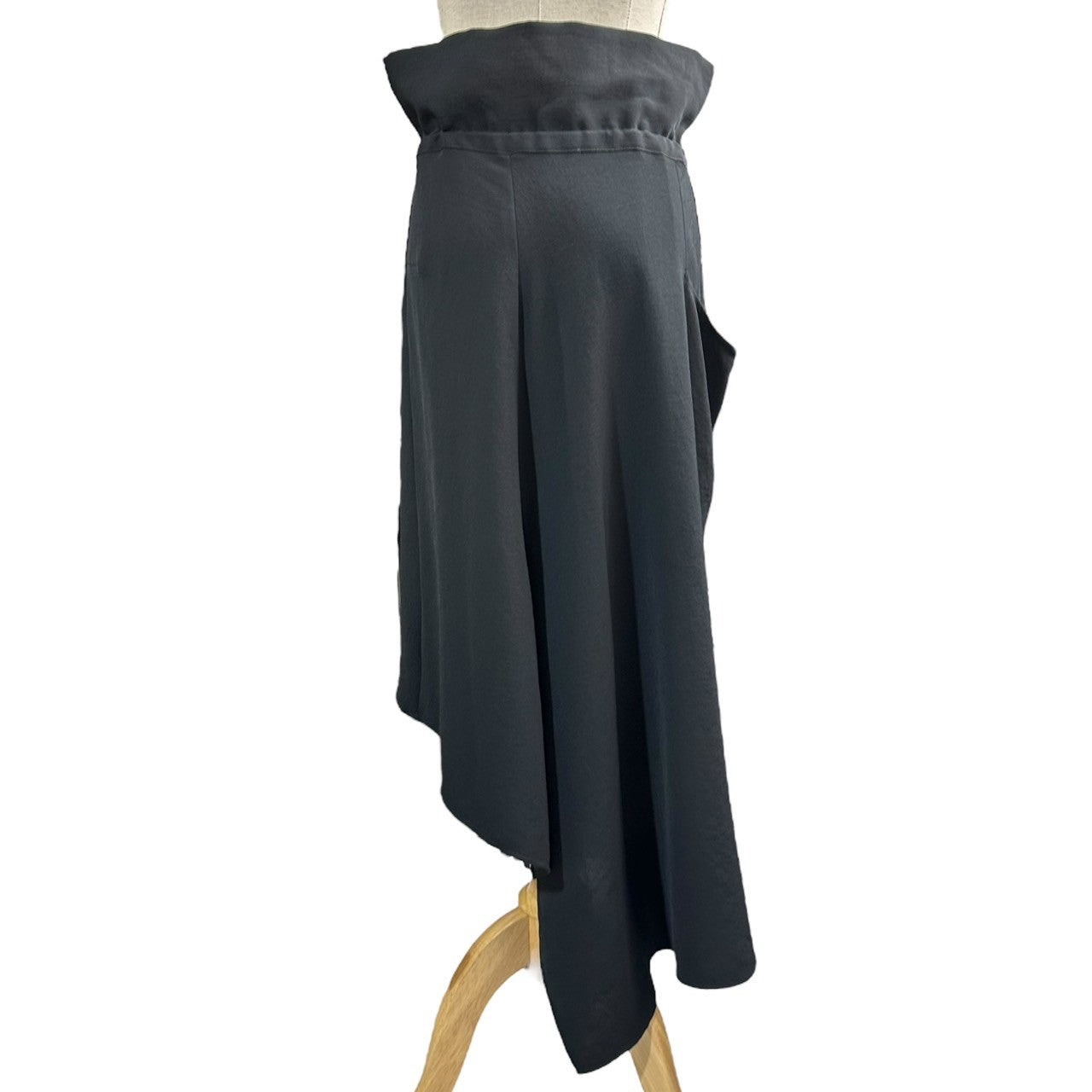 Y's(ワイズ) 13SS Drawcord Asymmetrical Long Skirt ドローコード アシンメトリー ロング スカート YX-S01-900 2(M程度) ブラック