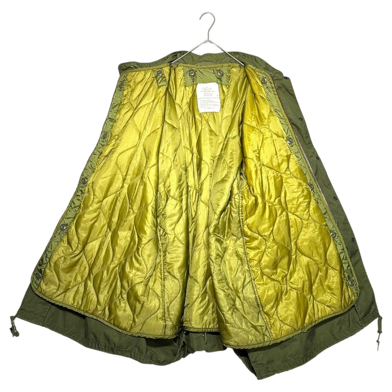 US ARMY(アメリカ軍) 80's M65 fishtail mod coat ライナー付 フィッシュ テール モッズ コート 8415-00-782-3218 MEDIUM オリーブ 82年製 ヴィンテージ ミリタリー 実物 SO-SEW STYLES