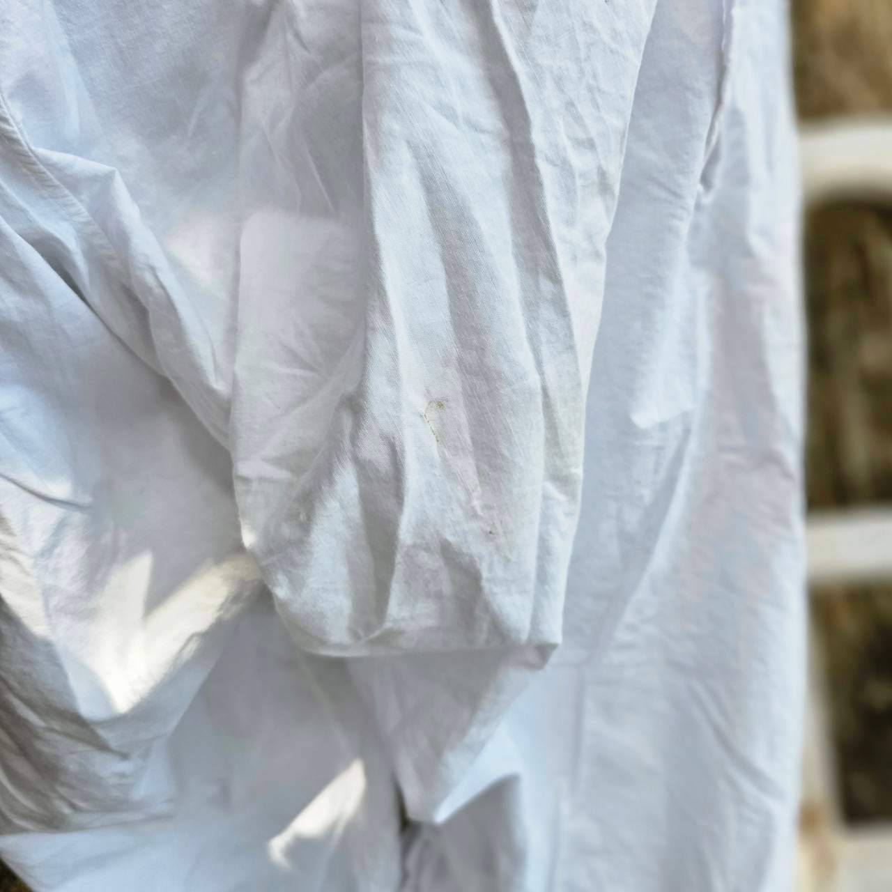 VINTAGE(ヴィンテージ) white drawers cotton pants コットンのレース付きドロワーズパンツ FREE/約W:36cm,H:60cm,丈:67cm ホワイト