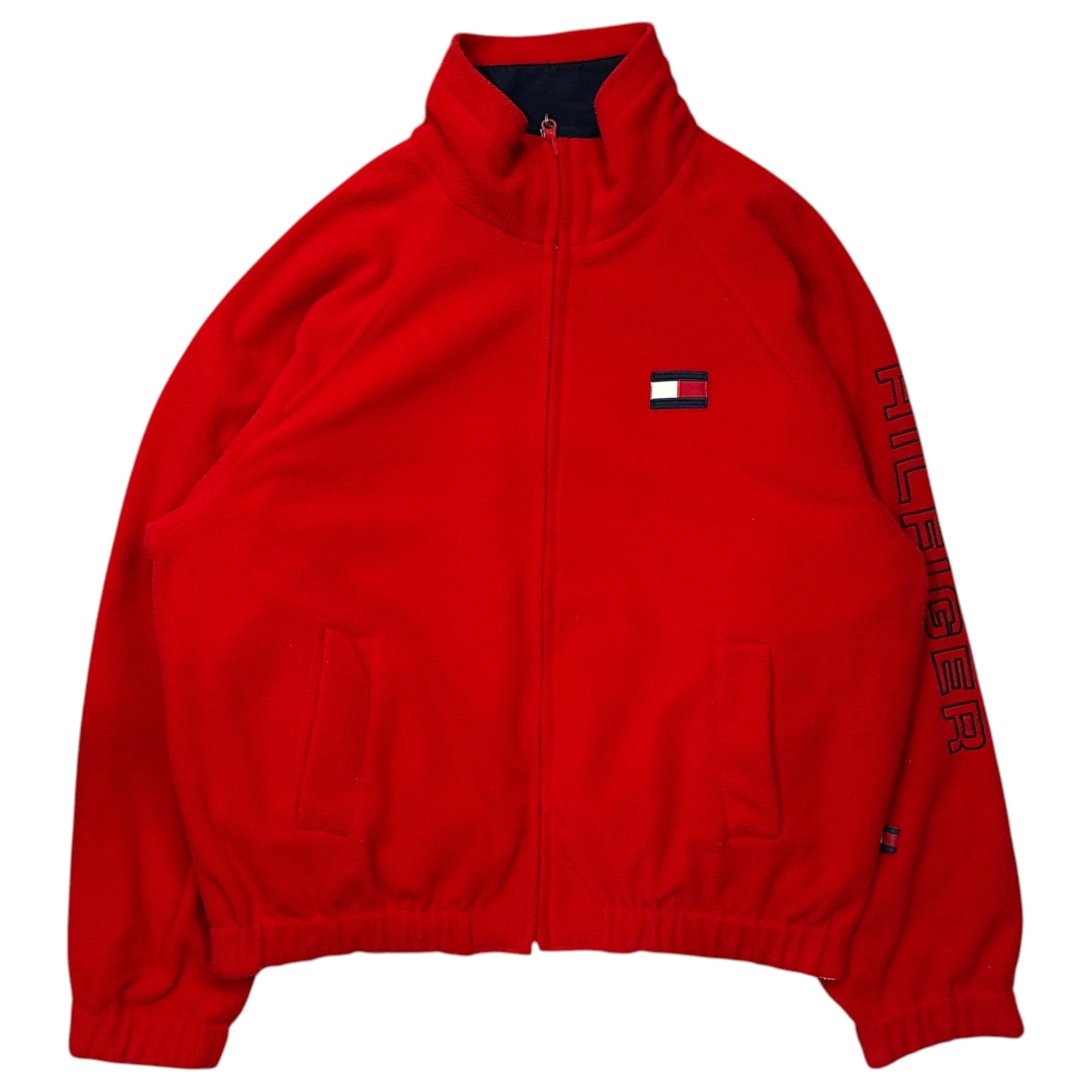 TOMMY HILFIGER(トミーヒルフィガー) 1990's Old Reversible Blouson 1990年代 オールド リバーシブル ブルゾン M アイボリー×ネイビー×レッド