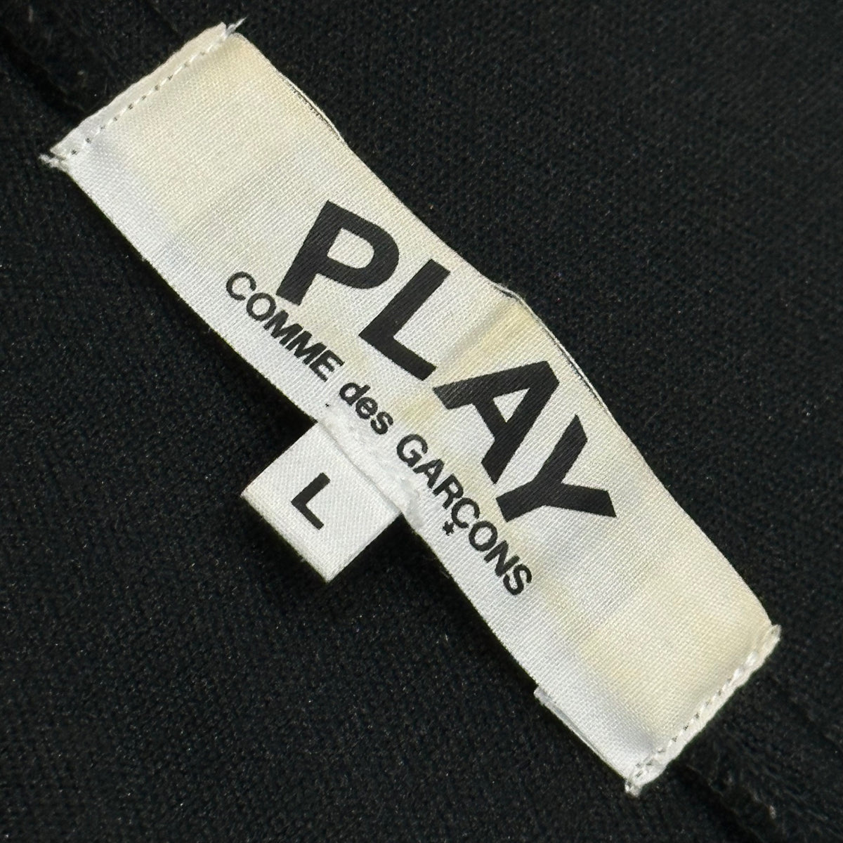 PLAY COMME des GARCONS(プレイコムデギャルソン) Heart Patch Track Jacket ハート ワッペン トラック ジャケット AZ-T255 L ブラック AD2018