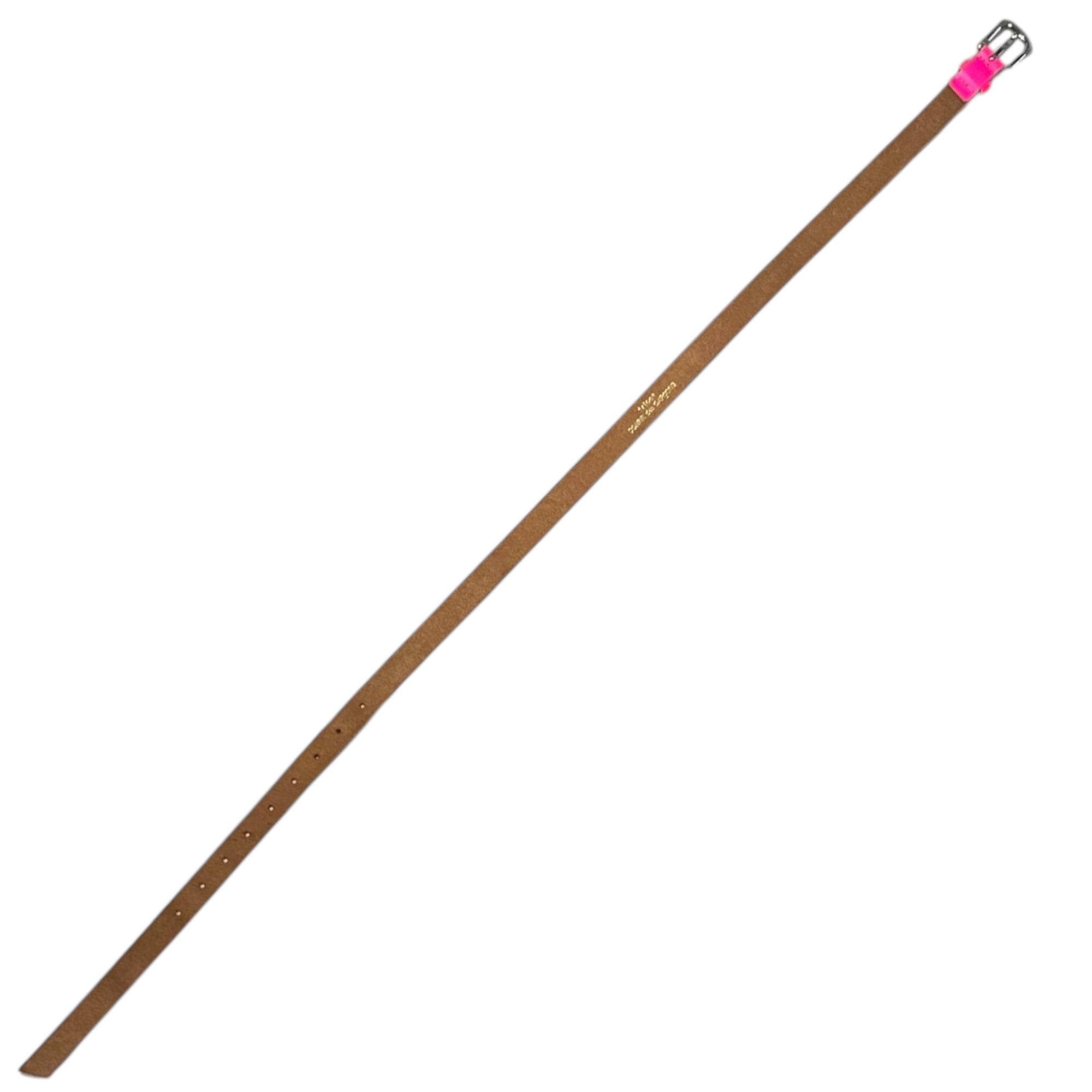 tricot COMME des GARCONS(トリココムデギャルソン) Pink Narrow Leather Belt ピンク ナロー レザー ベルト ピンク