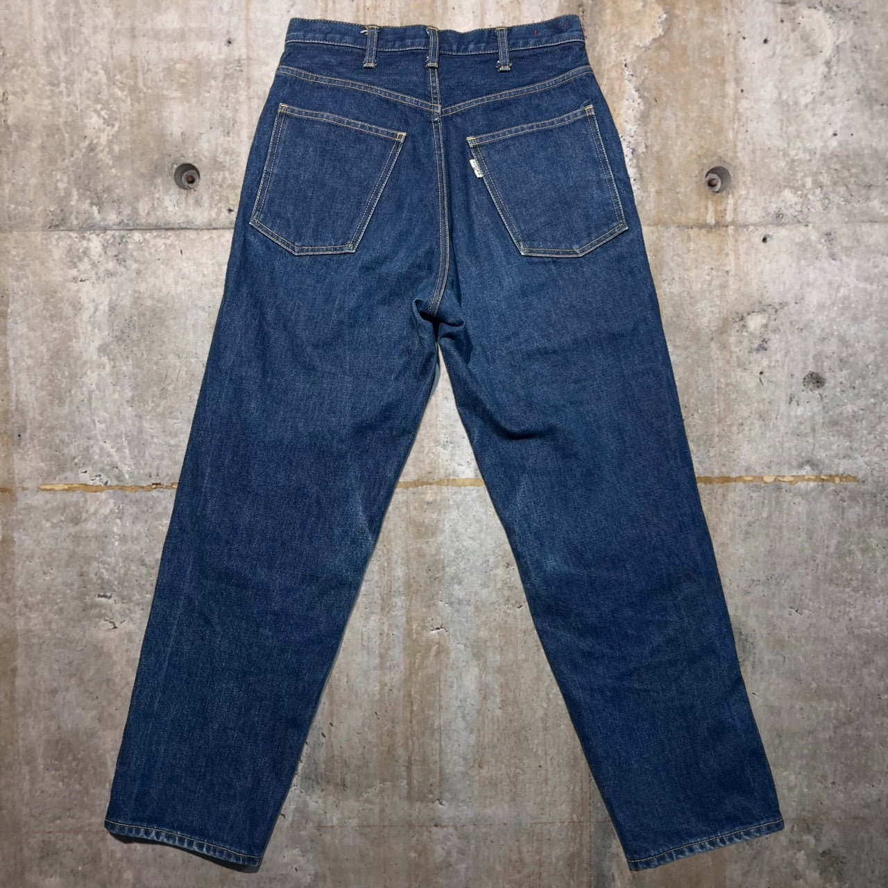LIVING CONCEPT(リビングコンセプト) 5POCKET WIDE DENIM PANTS 161-90501 0(XSサイズ程度) ブルー