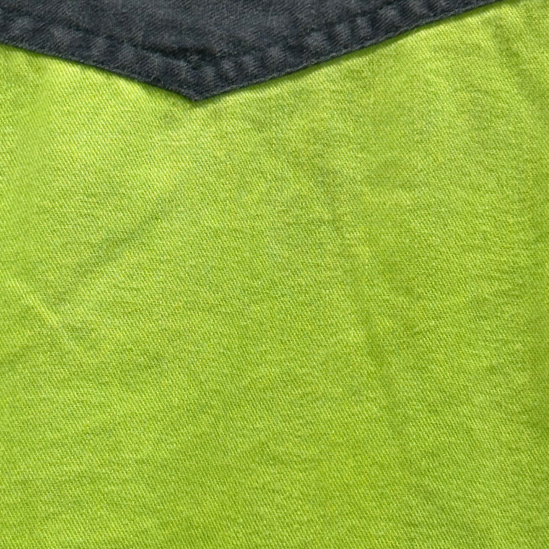 WRANGLER(ラングラー) Vintage BD Switch Shirt ヴィンテージ ボタンダウン 切替 シャツ L グリーン×インディゴ