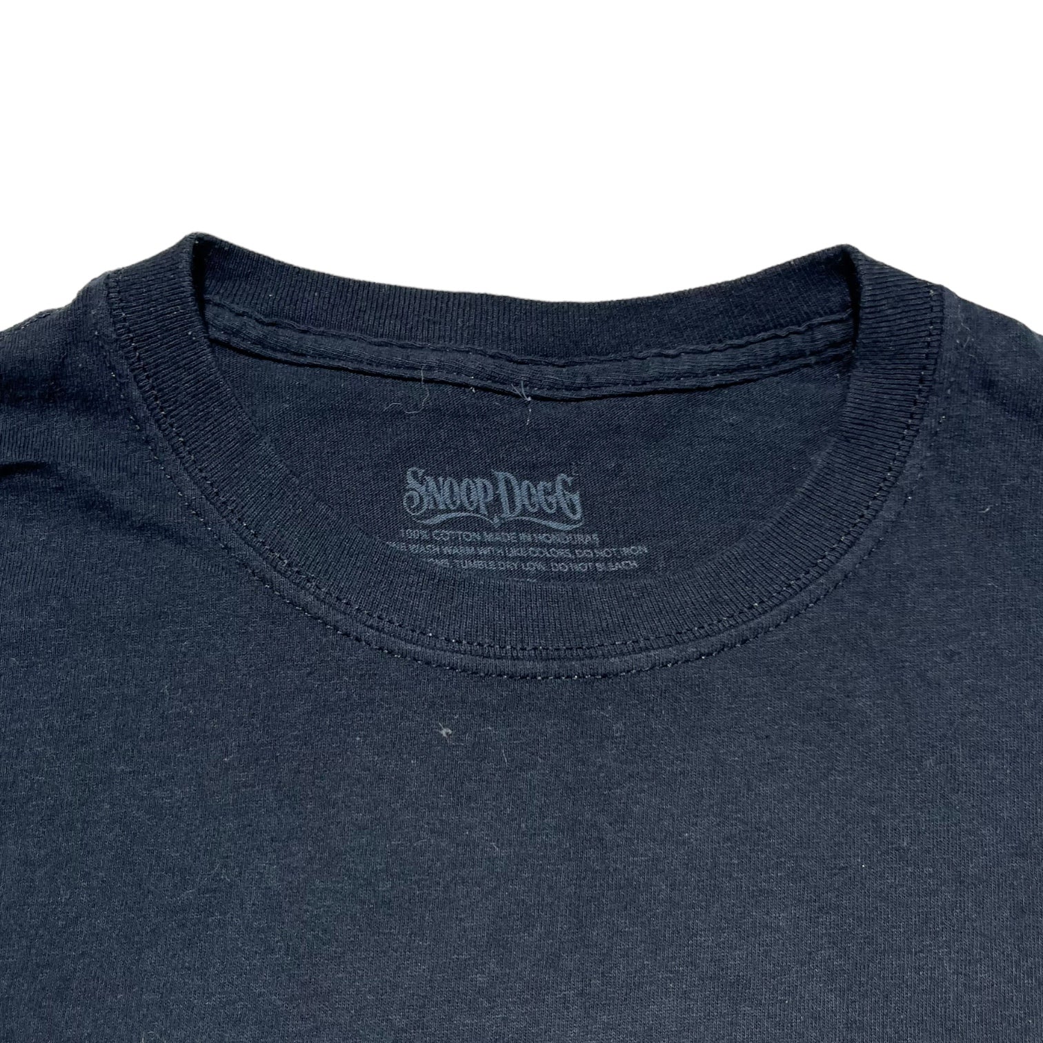 Snoop Dogg(スヌープ ドッグ) ©2018 SNOOP DOGG PHOTO SHORT SLEEVE TEE SHIRTS Tシャツ L ブラック