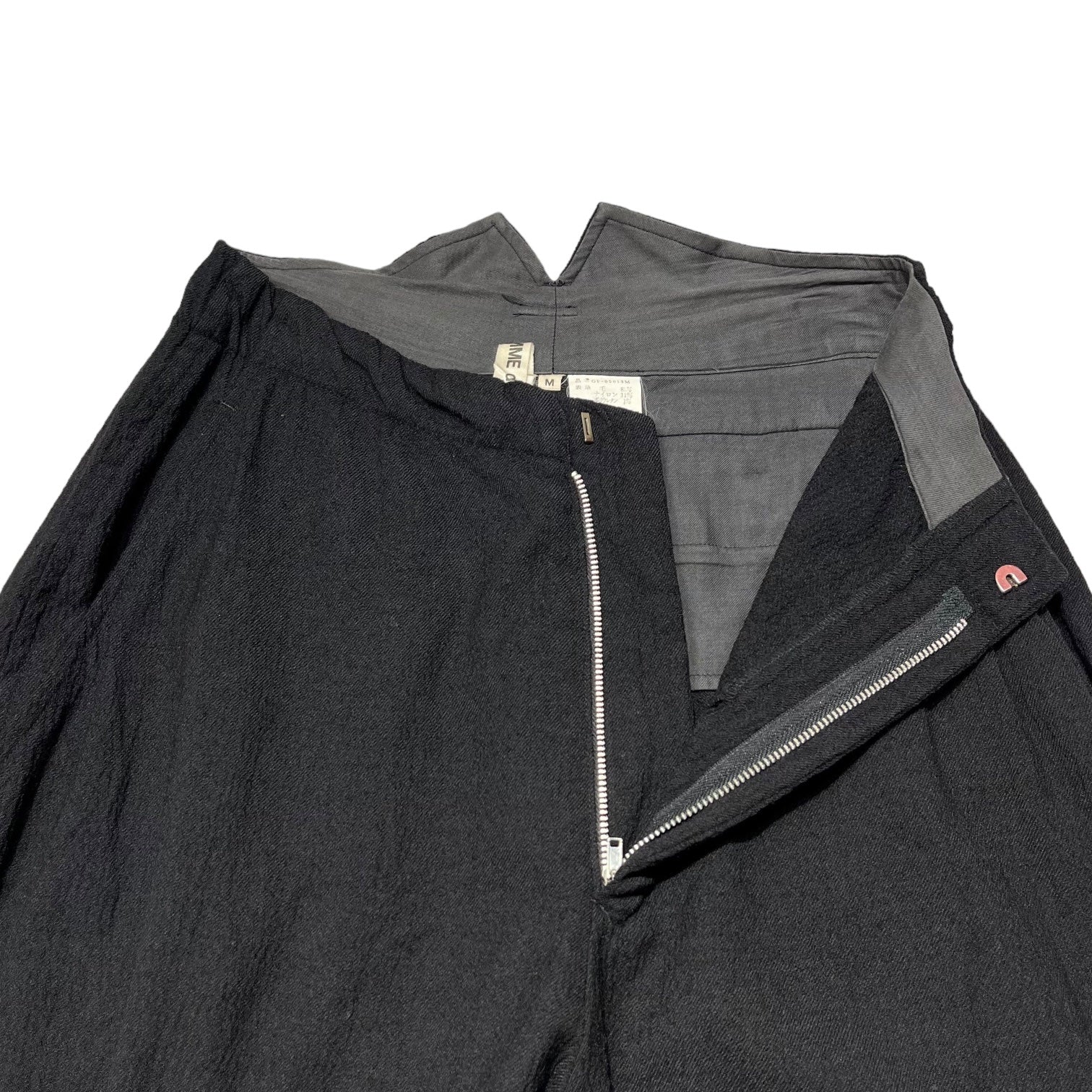 COMME des GARCONS(コムデギャルソン) 80's Wool full cloth jodhpurs pants ウール縮絨 ジョッパーズ パンツ 80年代 GP-05013 M ブラック AD表記無し(1980年代) 稀少アイテム