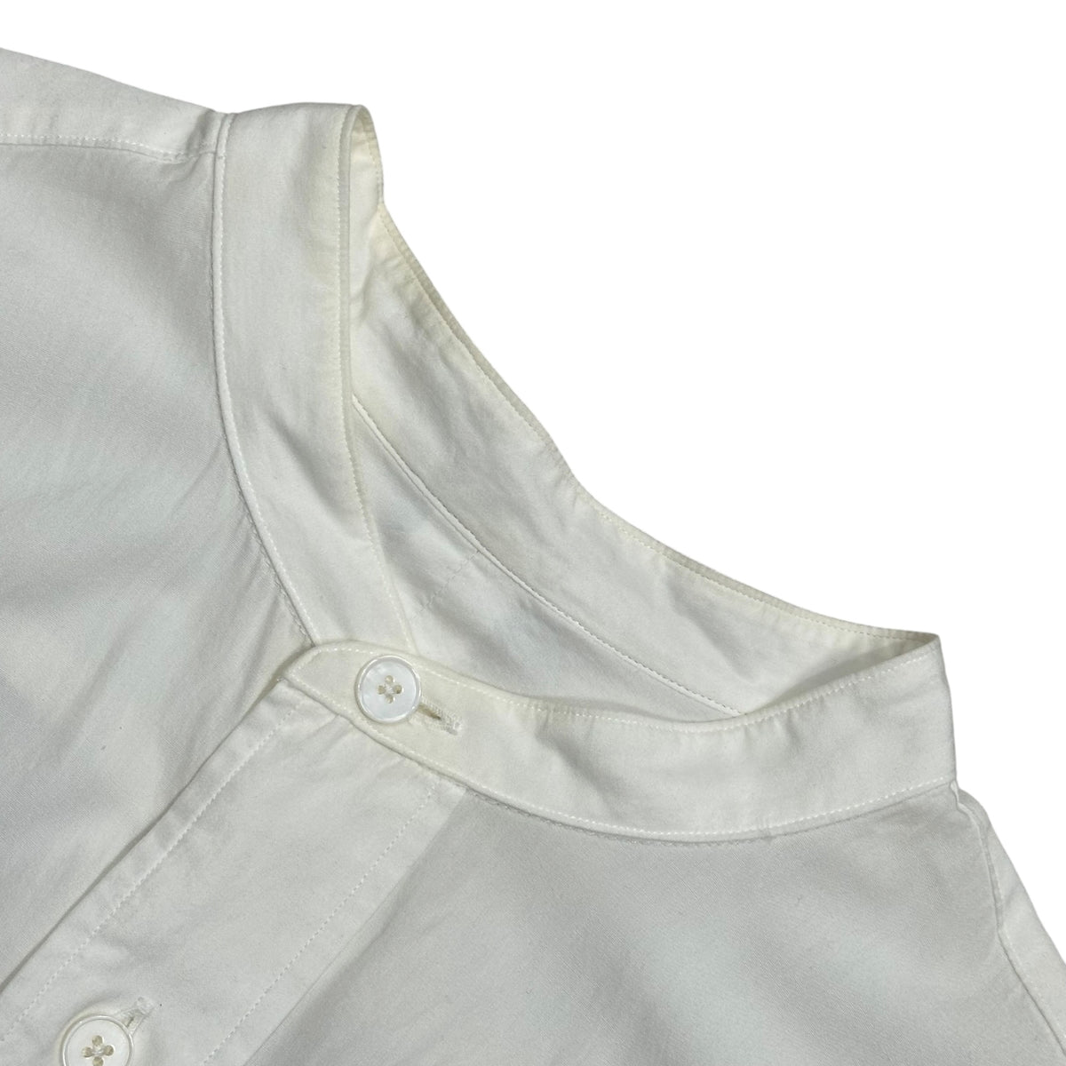 COMOLI(コモリ) band collar shirt バンド カラー シャツ U03-02002 1 ホワイト