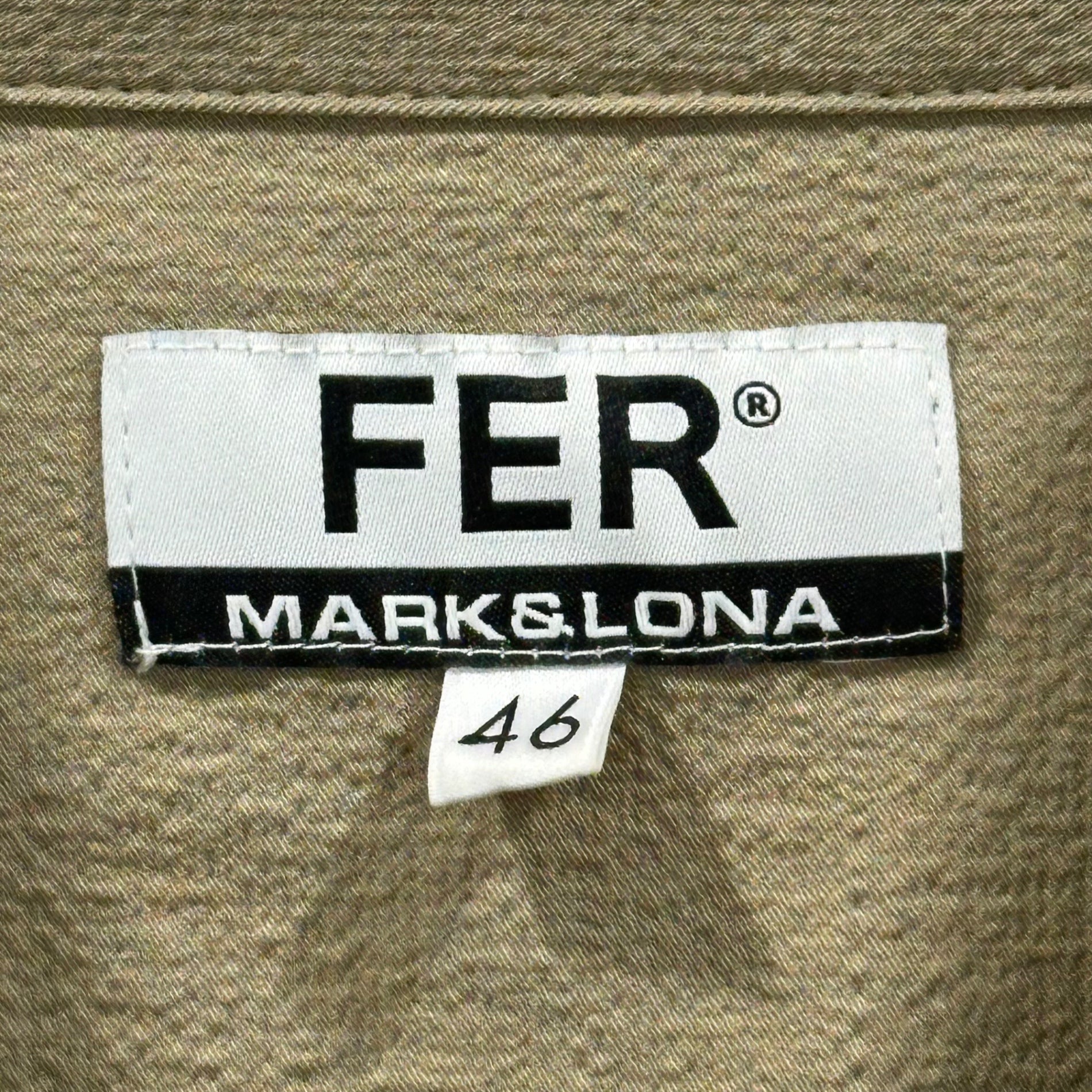 MARK&LONA(マークアンドロナ) 2025SS Fer Star U-Light shirt 半袖 シャツ MFM-5A-AC06 46 ベージュ ゴルフ ウェア