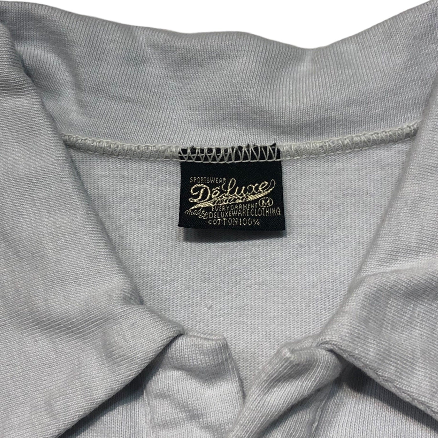 DELUXE WEAR(デラックスウエア) ポロシャツ M ライトグレー