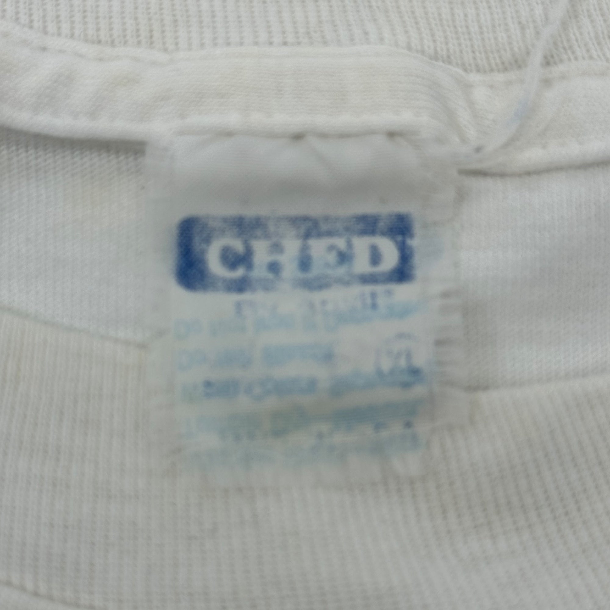 VINTAGE(ヴィンテージ) © 1985 ”David Lee Roth” Crazy From The Heat Tee デイヴィッドリーロス クレイジーフロムザヒート Tシャツ XL ホワイト 80's 80年代 バンド