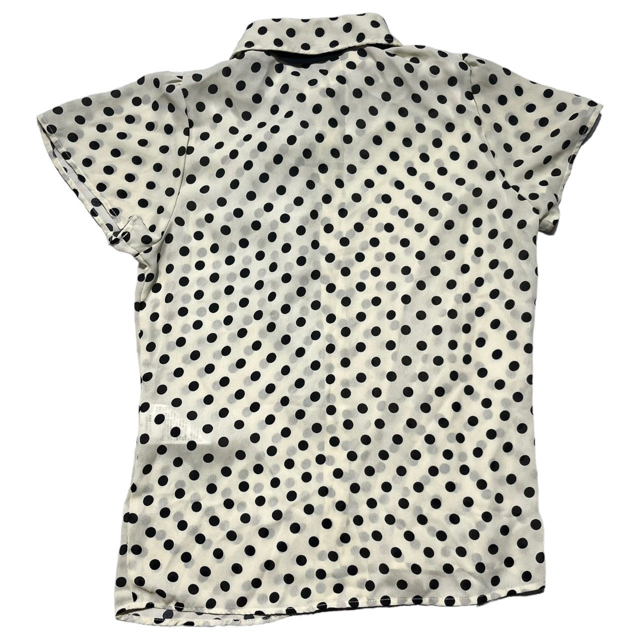 NARA CAMICIE(ナラカミーチェ) ドットプリントボウタイ付きブラウス 10-31-04-051 0 ベージュ 参考定価¥26,400(税込)