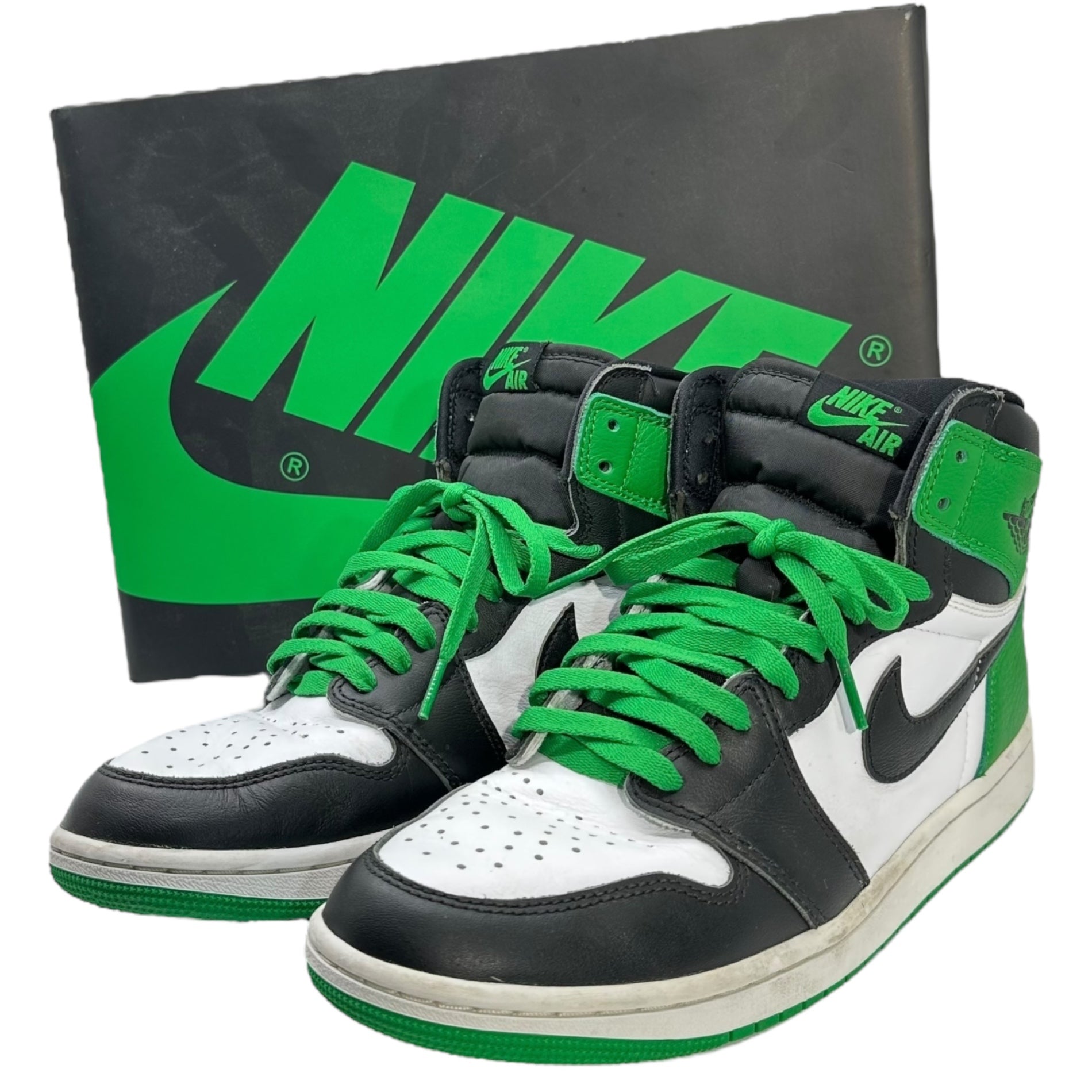 NIKE(ナイキ) Air Jordan 1 Retro High OG エアジョーダン 1 レトロ ハイ セルティックス DZ5485-031 27cm グリーン×ホワイト AI1 ハイカット スニーカー 箱付