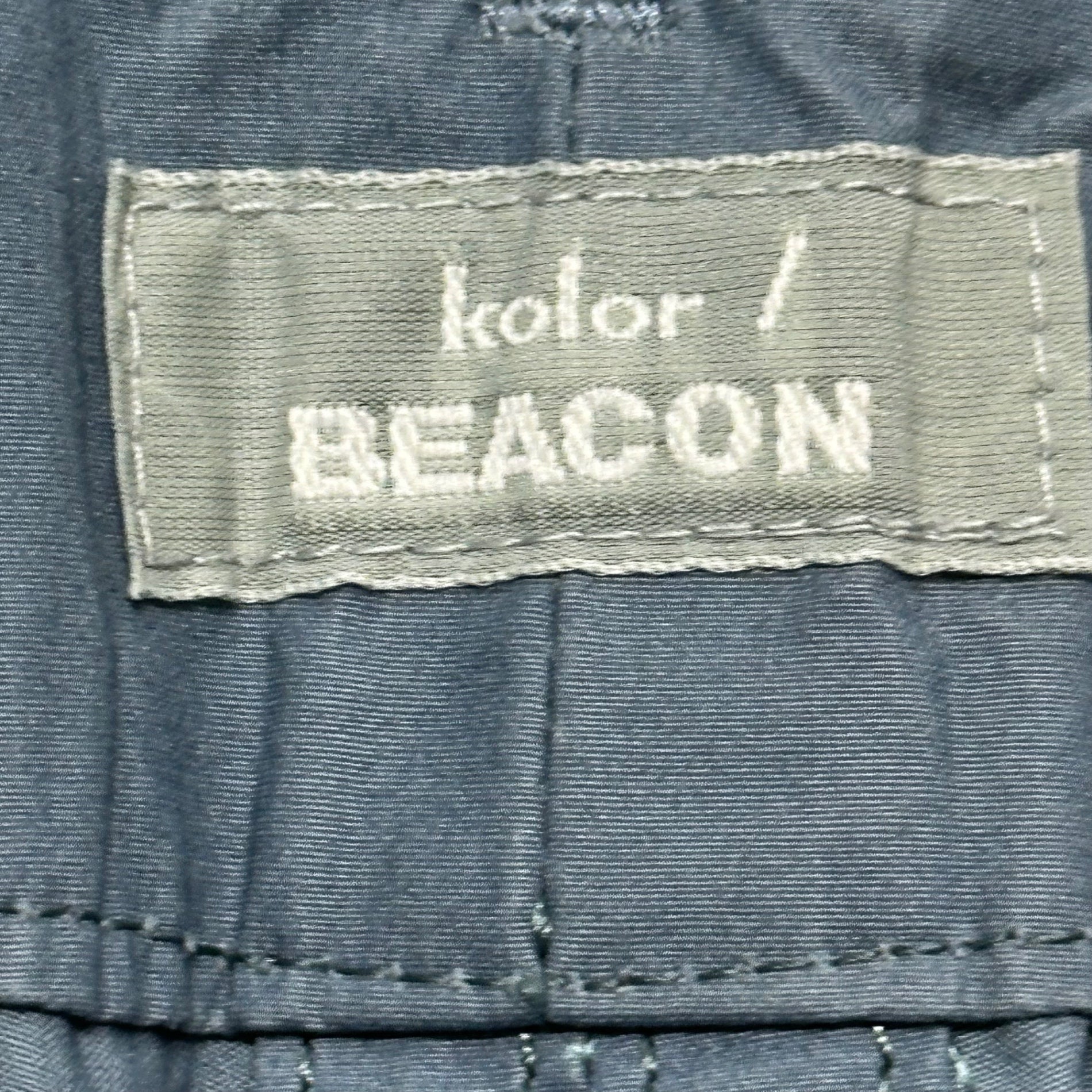kolor BEACON(カラービーコン) 22SS Product-dyed Puckering Pants 製品染め パッカリング パンツ 22SBM-P11135 2(M程度) ブルー