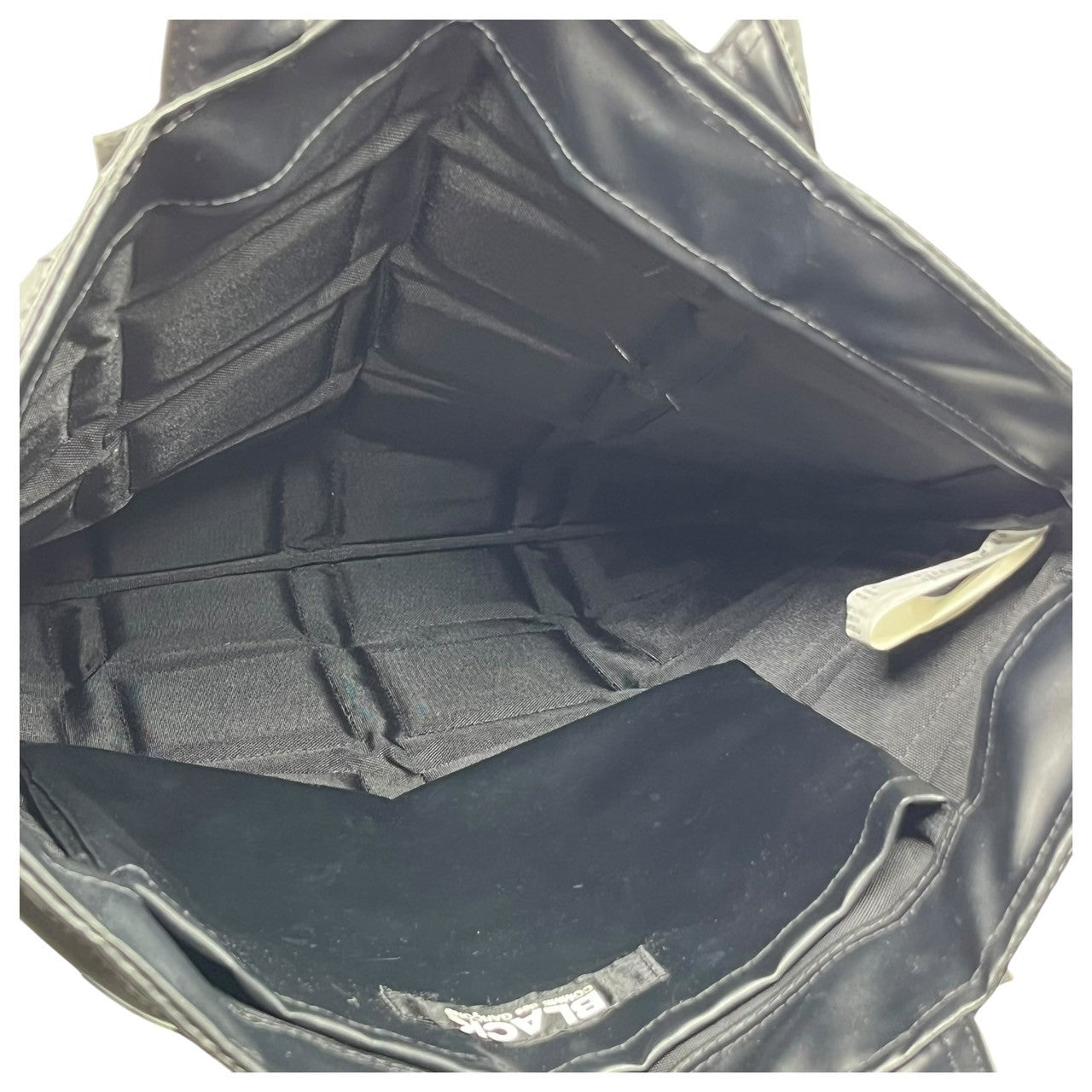 BLACK COMME des GARCONS(ブラックコムデギャルソン) Panel tote bag パネル トート バッグ 1A-K 202 ブラック キルティング PVC
