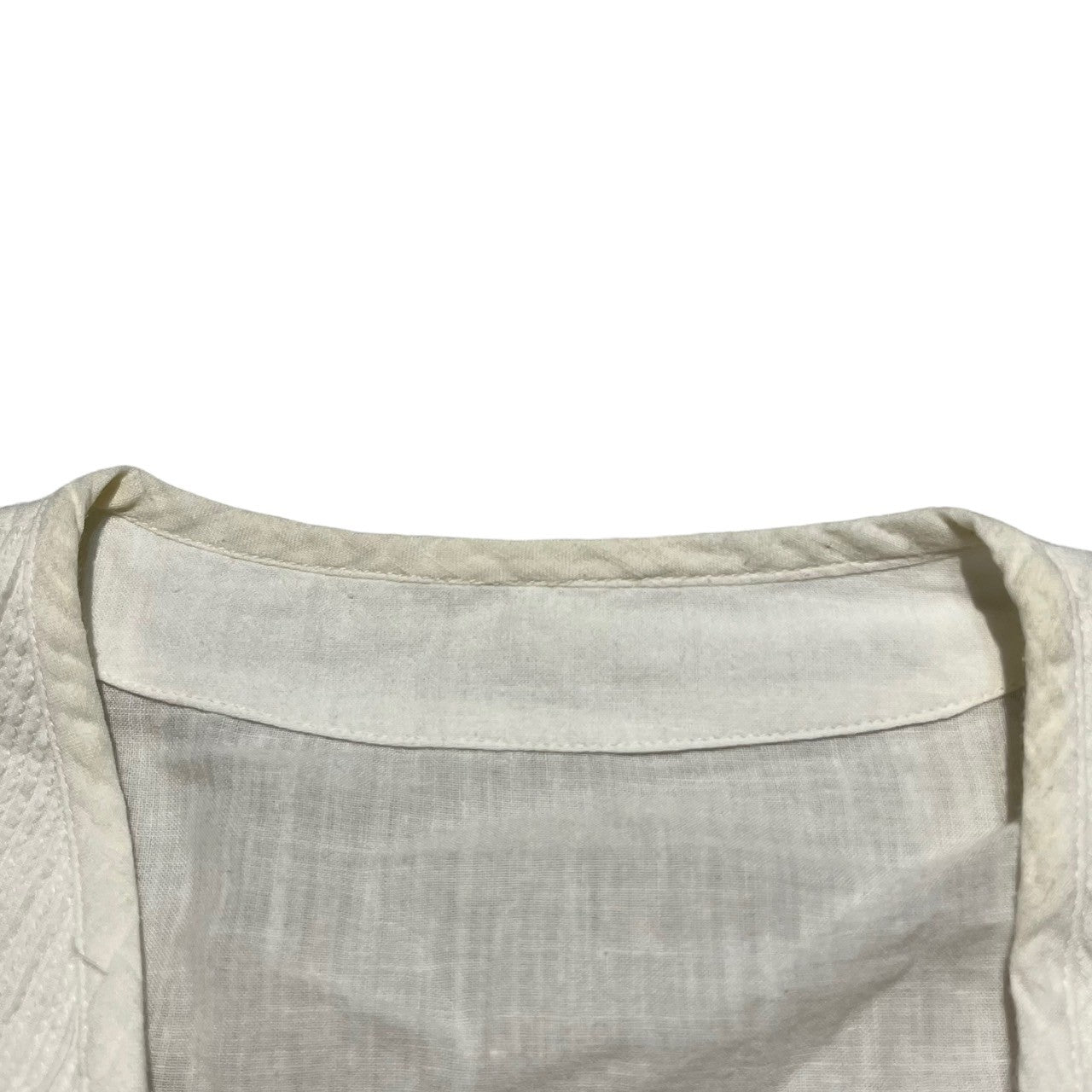 nest Robe(ネストローブ) 19ss Khadi cotton pintuck blouse カディコットン ピンタック ブラウス 01192-1135 FREE ホワイト