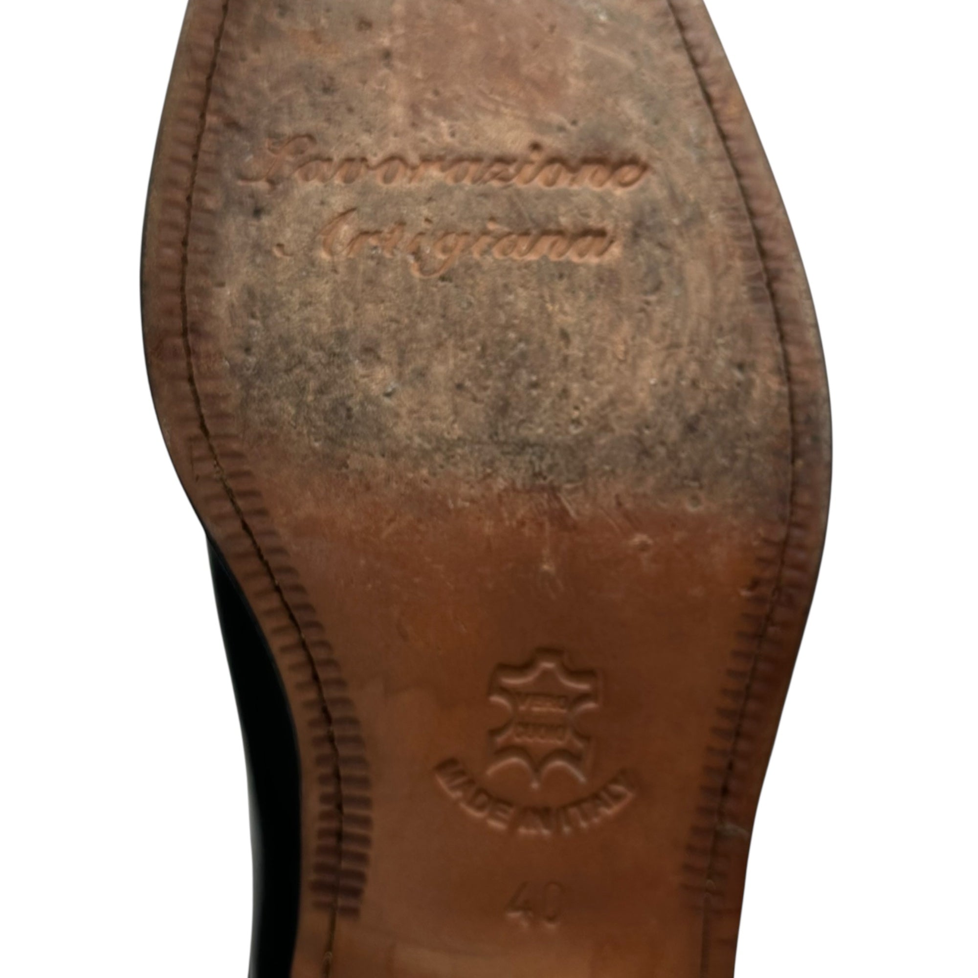 Rosso Fiorentino(ロッソフィオレンティーノ) ITALY made Monk Strap Leather Shoes モンクストラップ レザー シューズ 2609 40(25cm~25.5cm程度) ブラック 革靴 イタリア製