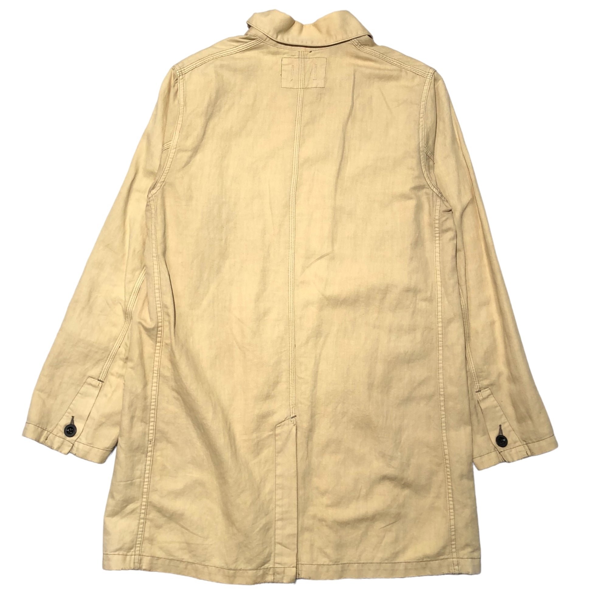 HOLLYWOOD RANCH MARKET(ハリウッドランチマーケット) コットン リネン ショップ コート ジャケット 700016-570 2(M程度) ベージュ
