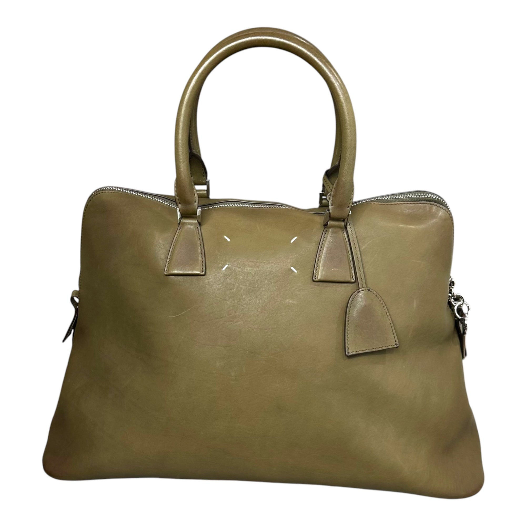 MAISON MARGIELA(メゾンマルジェラ) 5AC Bag XL - Limited Edition 2WAY ショルダー バッグ VIP限定カラー SB1WG0072 XL ミリタリーグリーン 著名人着用