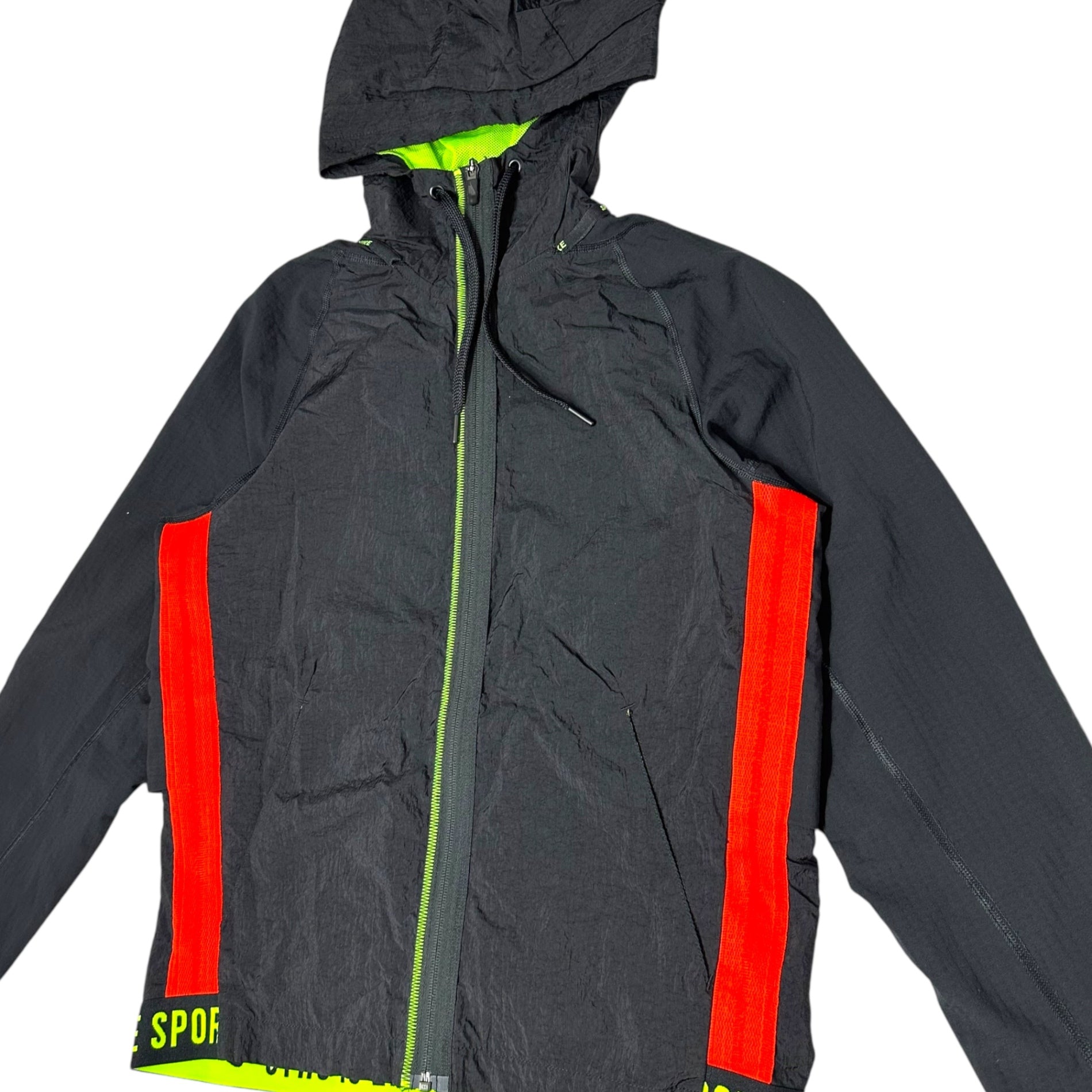 NIKE(ナイキ) FLEX FULLZIP JACKET PANTS SET UP ジャージ セットアップ BV3304-010 BV3269-010 S ブラック ナイロン ジャケット パーカー パンツ 上下 スポーツウェア