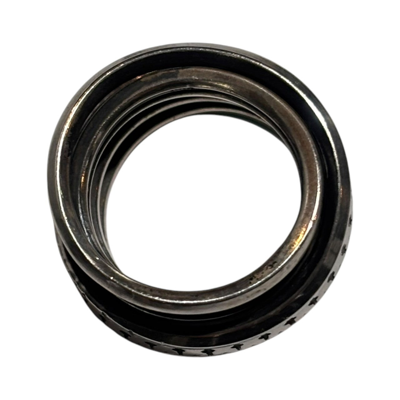 WERKSTATT:MUNCHEN(ワークスタットミュンヘン) ring wound marks (silver) 925 マルチ レイヤード リング 16号 シルバー