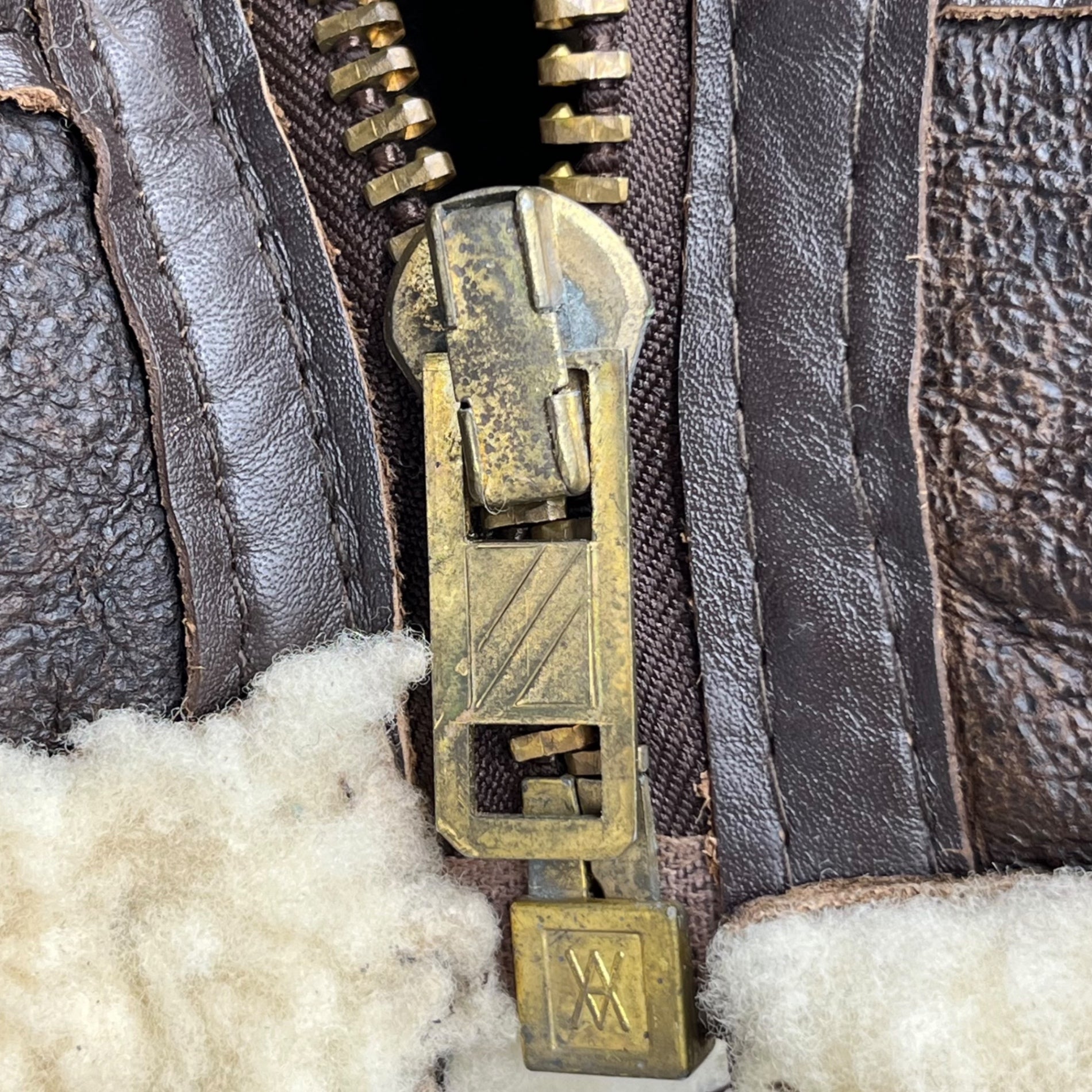 RUNWAY BY TANCO(ランウェイバイタンコ) B3 Shearling flight jacket ムートン フライト ジャケット 38(M) ブラウン ミリタリー ボア USA製