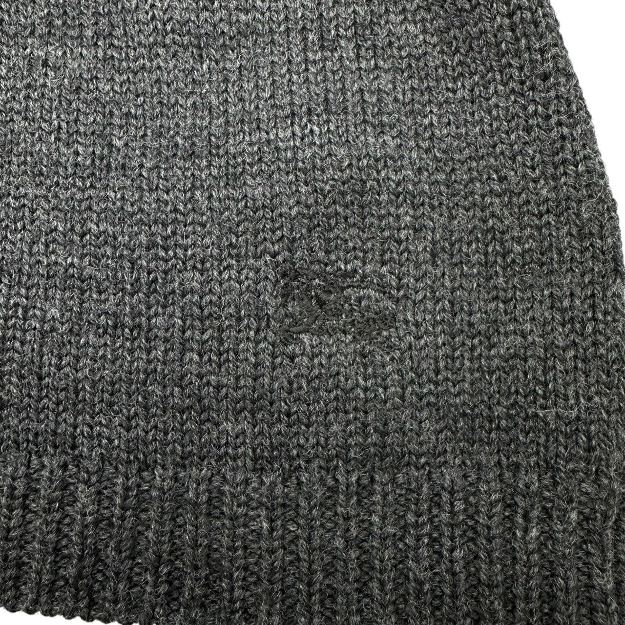BURBERRY BLUE LABEL(バーバリーブルーレーベル) Long Sleeve Off-Turtleneck Knit 長袖 オフタートルネック ニット FBF06-631-08 38(M程度) グレー