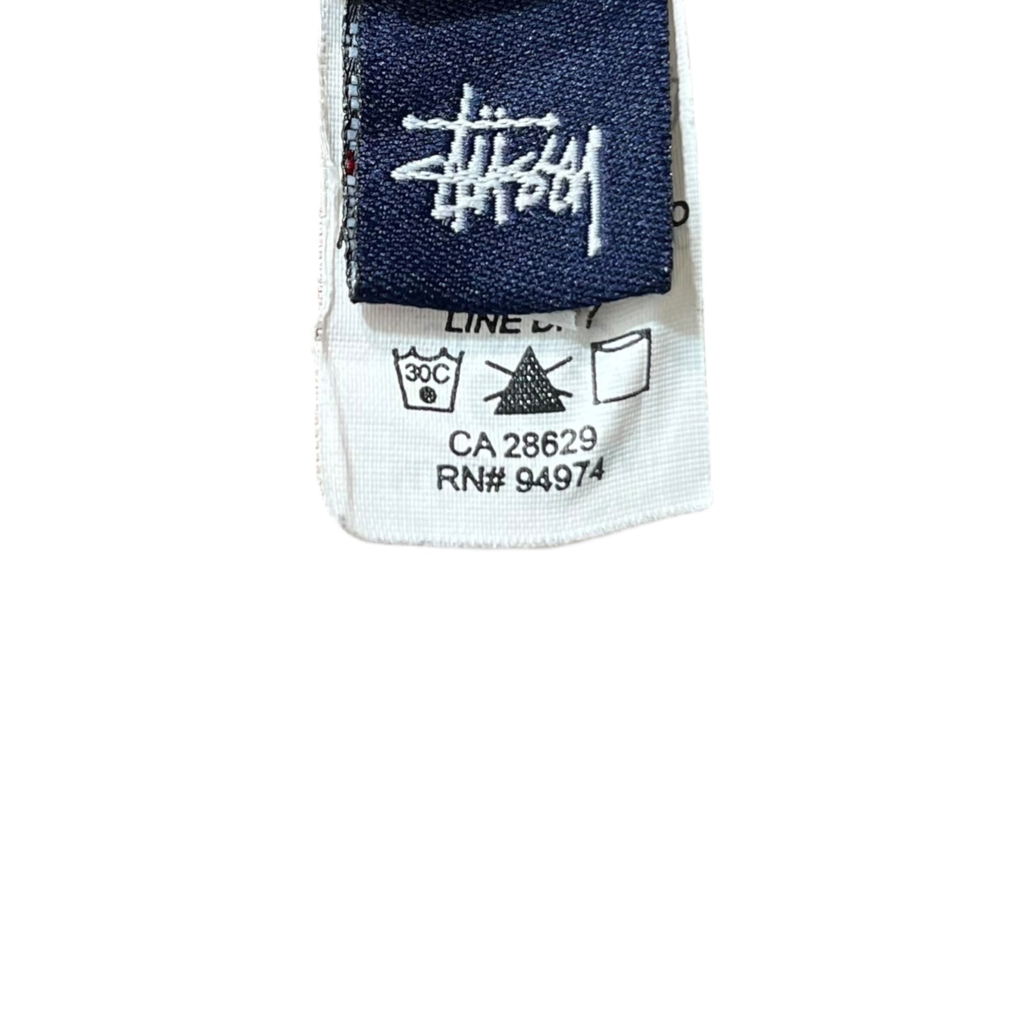 STUSSY(ステューシー) 90's~00's Multicolor striped rugby shirt マルチカラー ボーダー ラガー シャツ XL マルカラー USA製