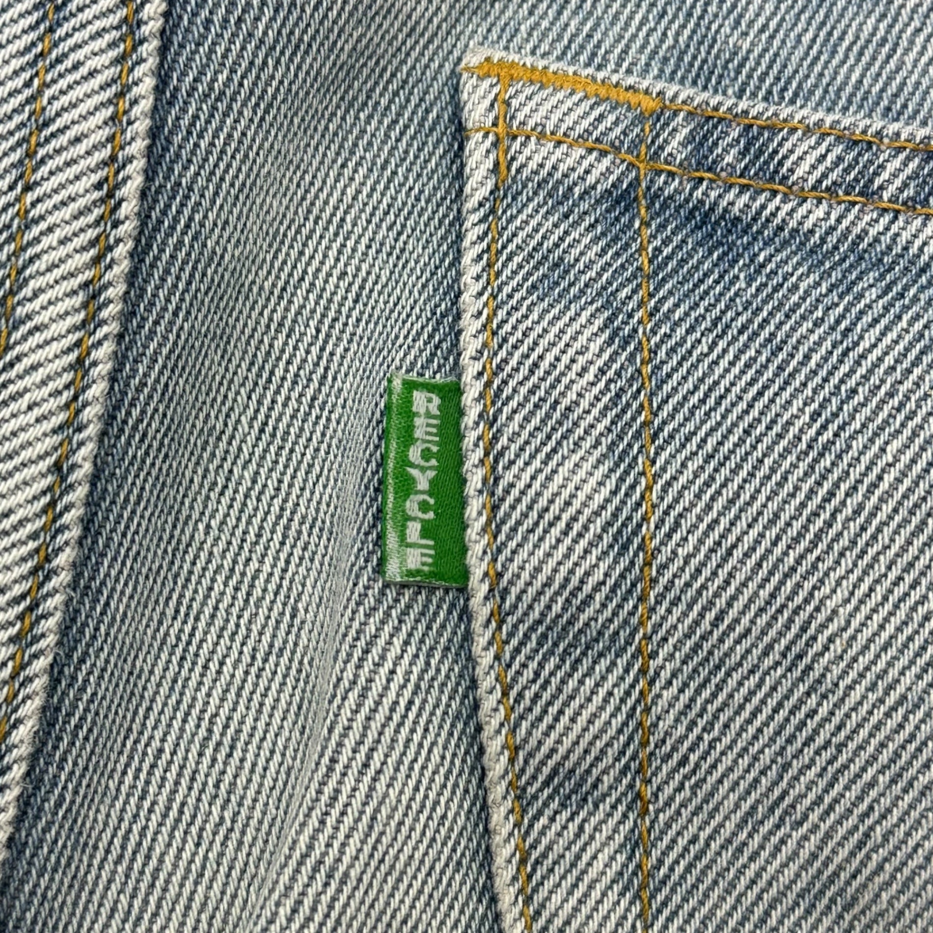 doublet(ダブレット) 22SS RECYCLE DENIM FLARE PANTS ブーツ カット フレア デニム パンツ 22SS70PT181 M インディゴ