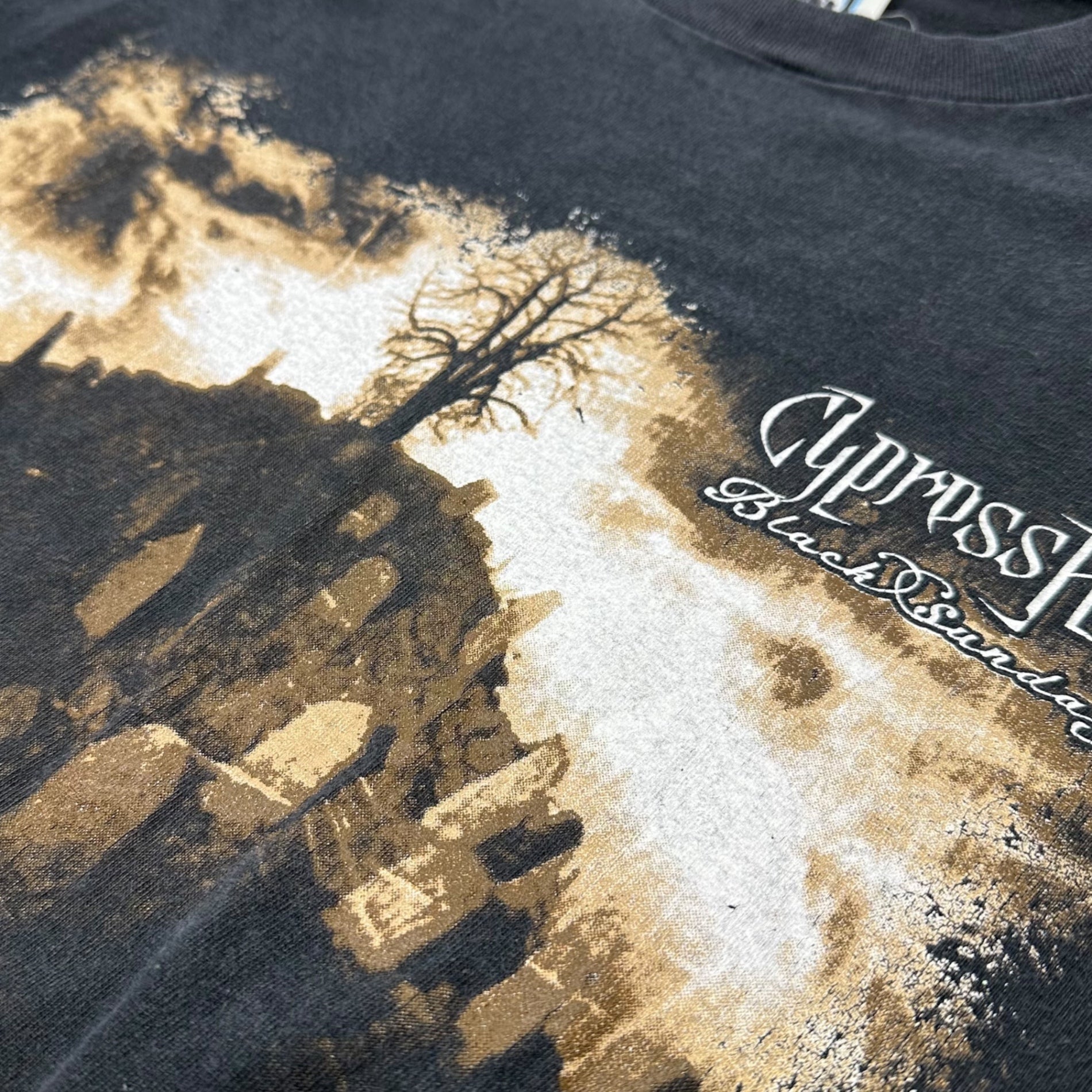 VINTAGE(ヴィンテージ) 90’s ”Cypress Hill” Black sunday Tee サイプレスヒル ブラックサンデイ Tシャツ L ブラック 90年代 ヒップホップ ラップ PHUNCKY PHEEL. INC