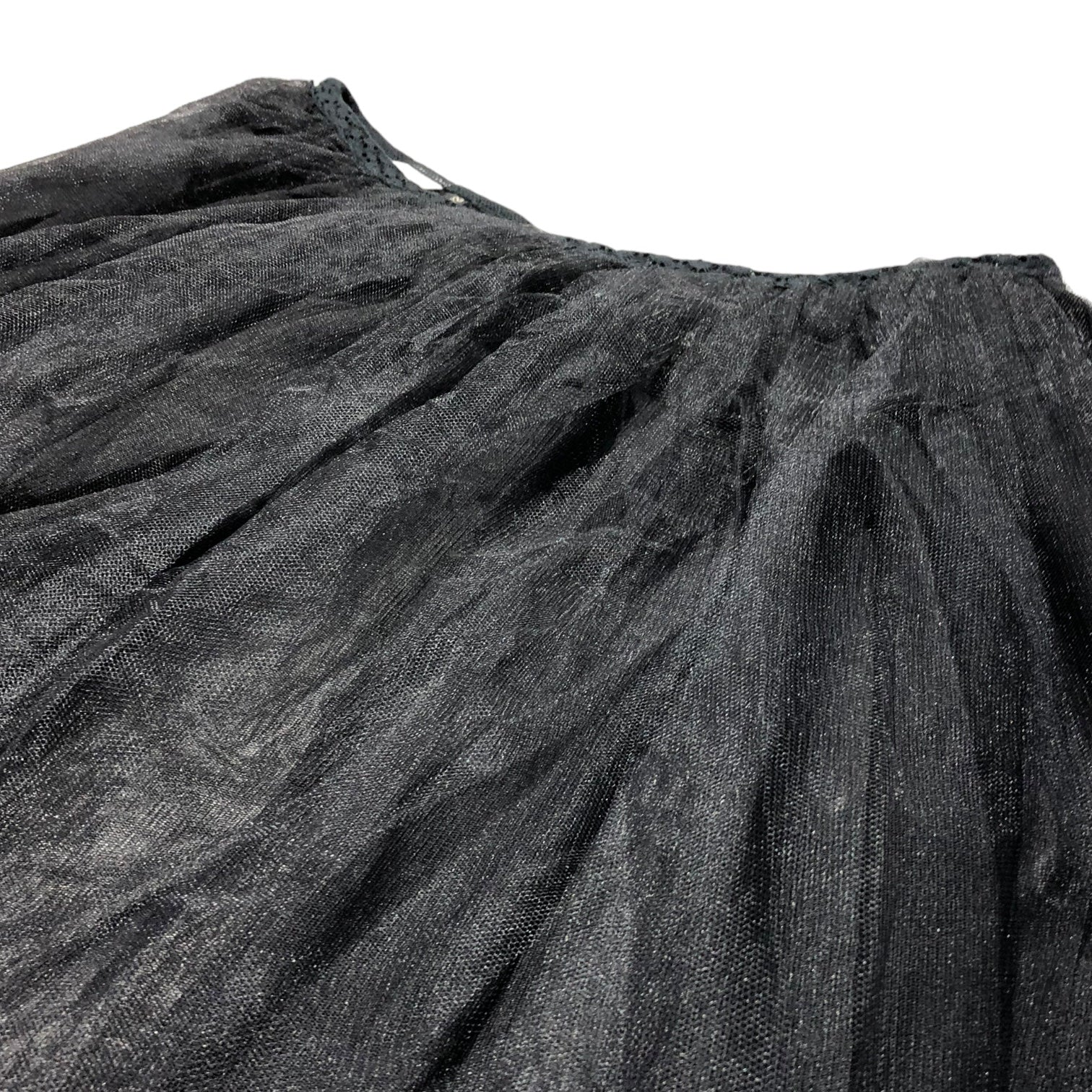 Vlas Blomme(ヴラスブラム) Tulle wrapped skirt チュール 巻きスカート 135237 FREE ブラック