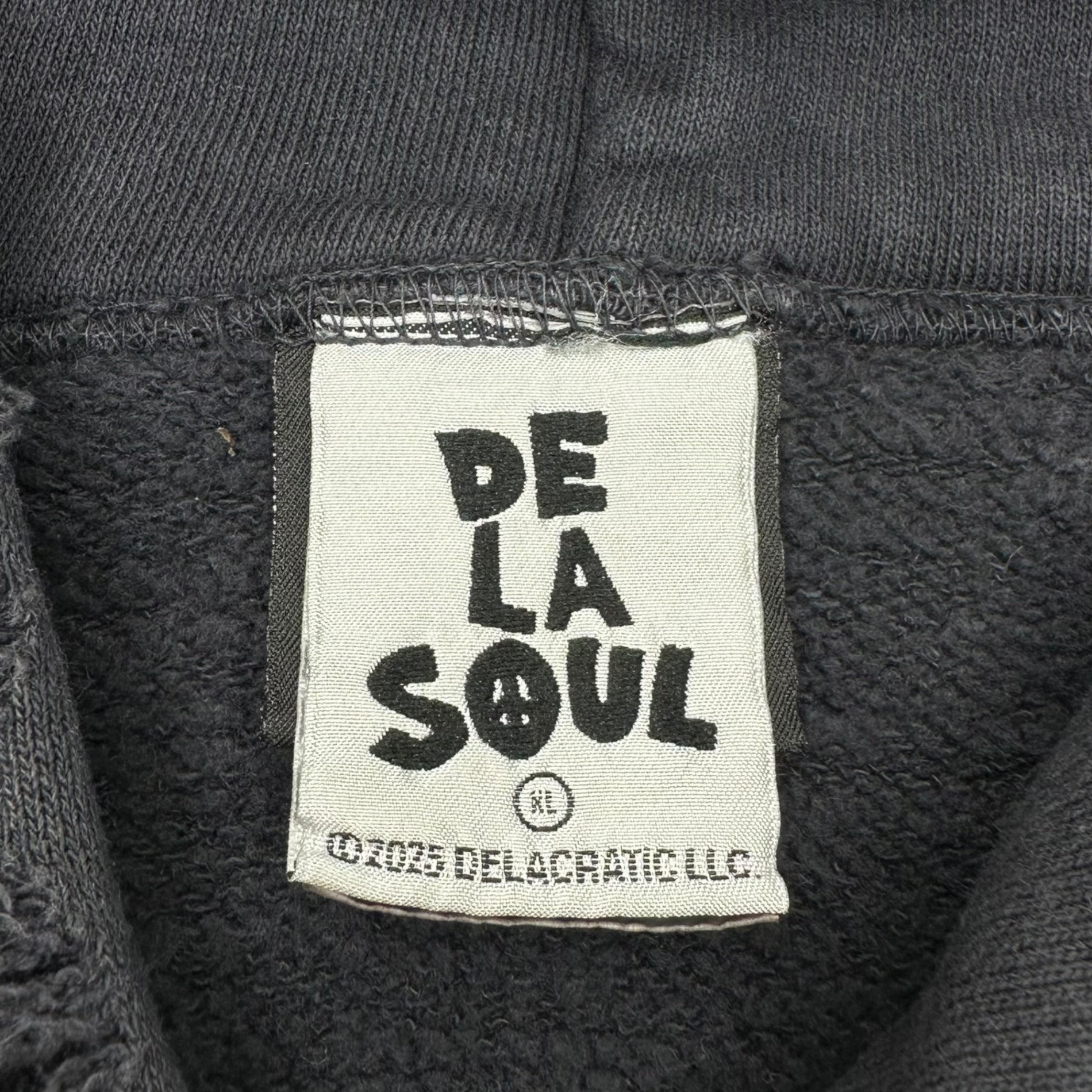 SAINT MICHAEL(セントマイケル) 25AW DLS HOODIE DE LA SOUL デラソウル フーディ パーカー SM-HR1-0000-C19 XL ブラック