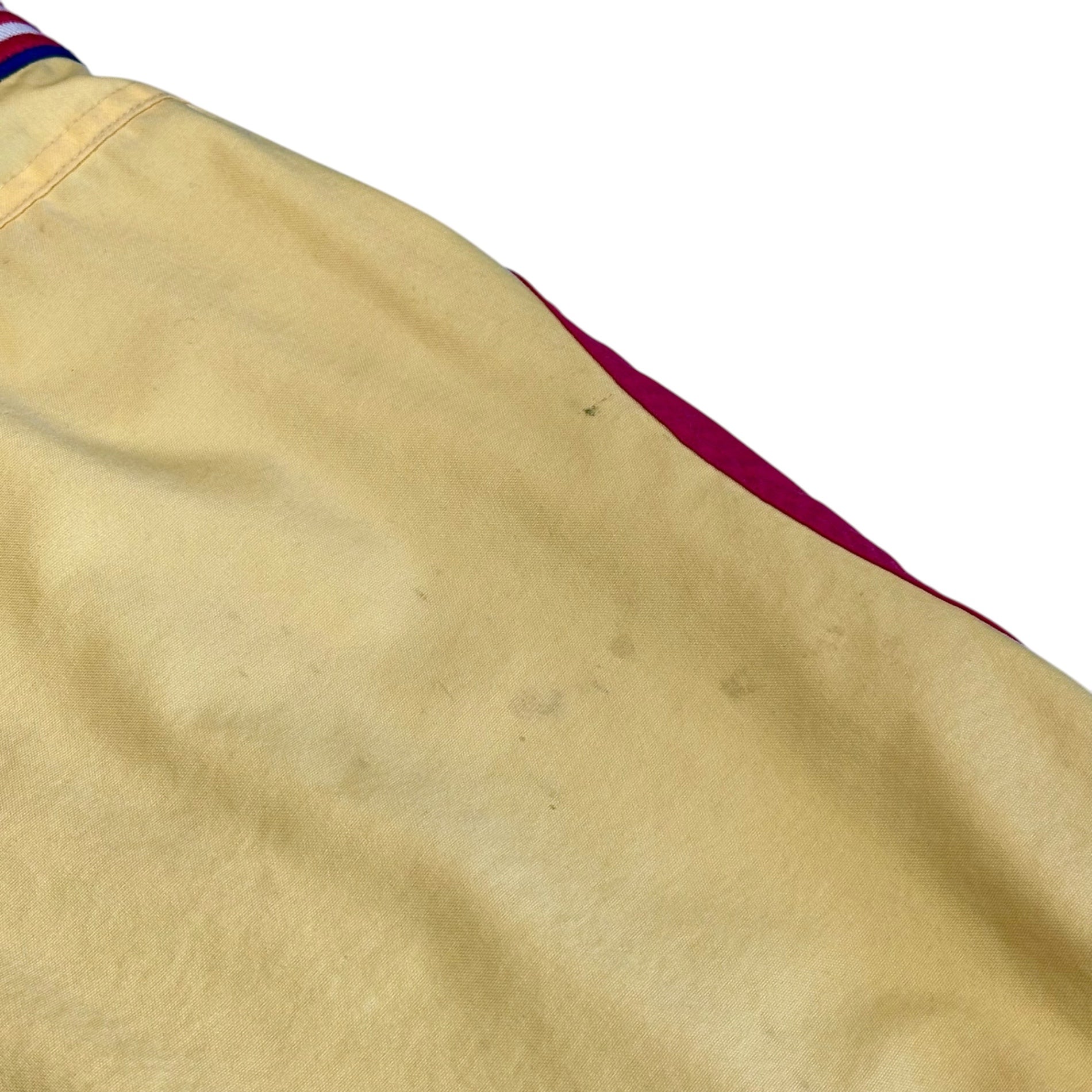 POLO RALPH LAUREN(ポロラルフローレン) 90's original "snow beach" Anorak jacket オリジナル スノー ビーチ アノラック ジャケット L イエロー×レッド 1993 90年代 ヴィンテージ 稀少品