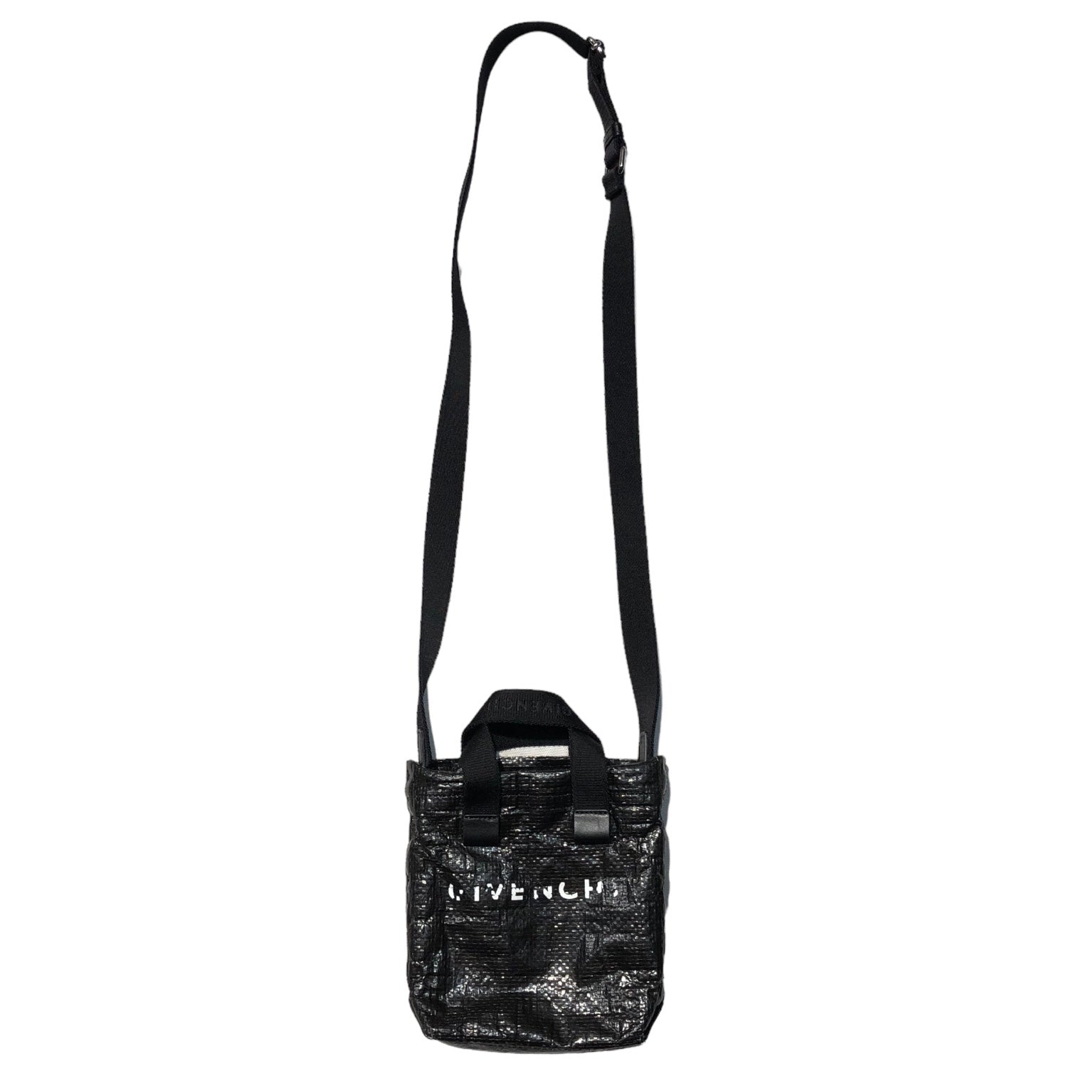 GIVENCHY(ジバンシィ) G SHOPPER MINI ショッパー ミニ クロス ボディ バッグ ブラック×ホワイト ショルダー サコッシュ