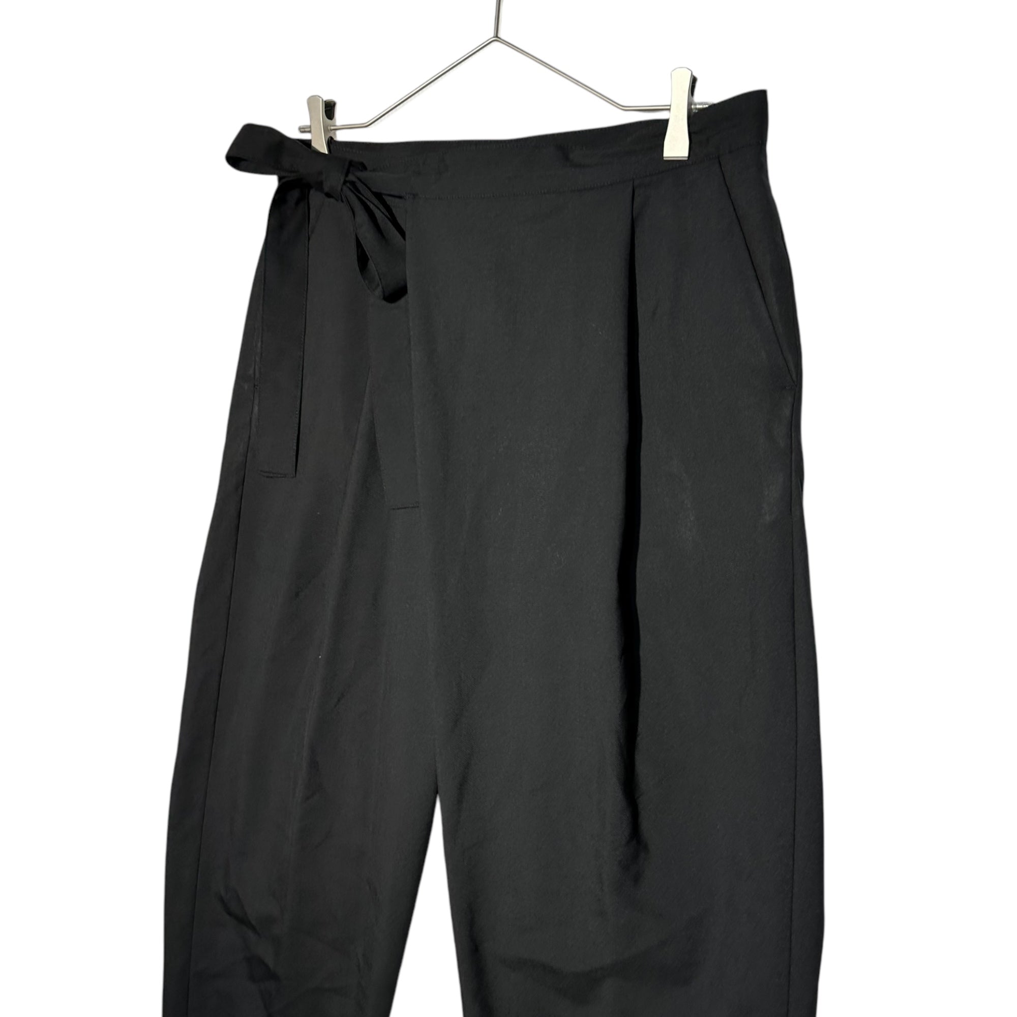 ROBES&CONFECTIONS(ローブスアンドコンフェクションズ) wraparound pants ラップ パンツ ARC-P05-100 3 ブラック スラックス ウール