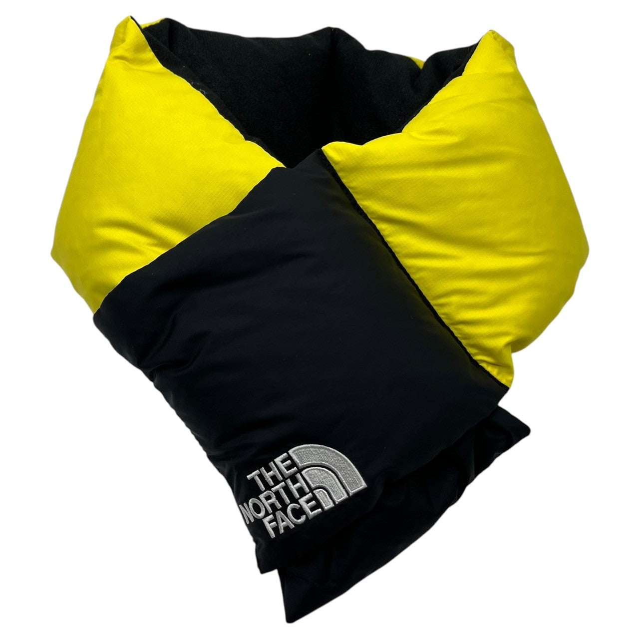 THE NORTH FACE(ノースフェイス) Nupsi muffler ヌプシ マフラー NN72312 イエロー×ブラック