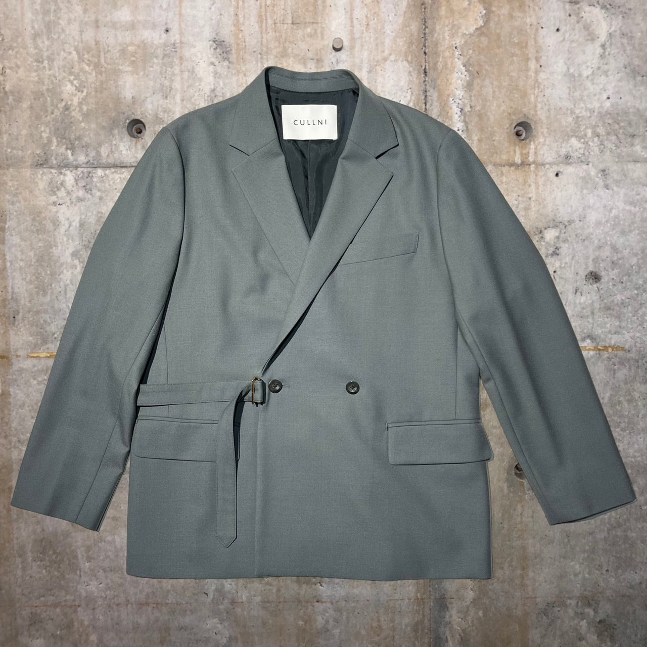 CULLNI(クルニ) 21AWタイロッケンジャケット/テーラードジャケット 21-AW-039 1(Sサイズ程度) グレー