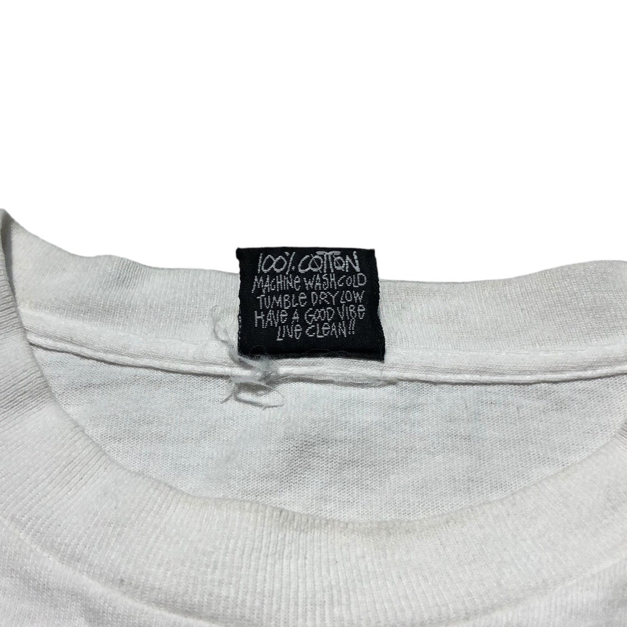 STUSSY(ステューシー) 80's "OLD SKOOL FLAVOR" VINTAGE TEE ヴィンテージ Tシャツ ホワイト SUPERSTAR スーパースター 半袖 M ホワイト 80年代