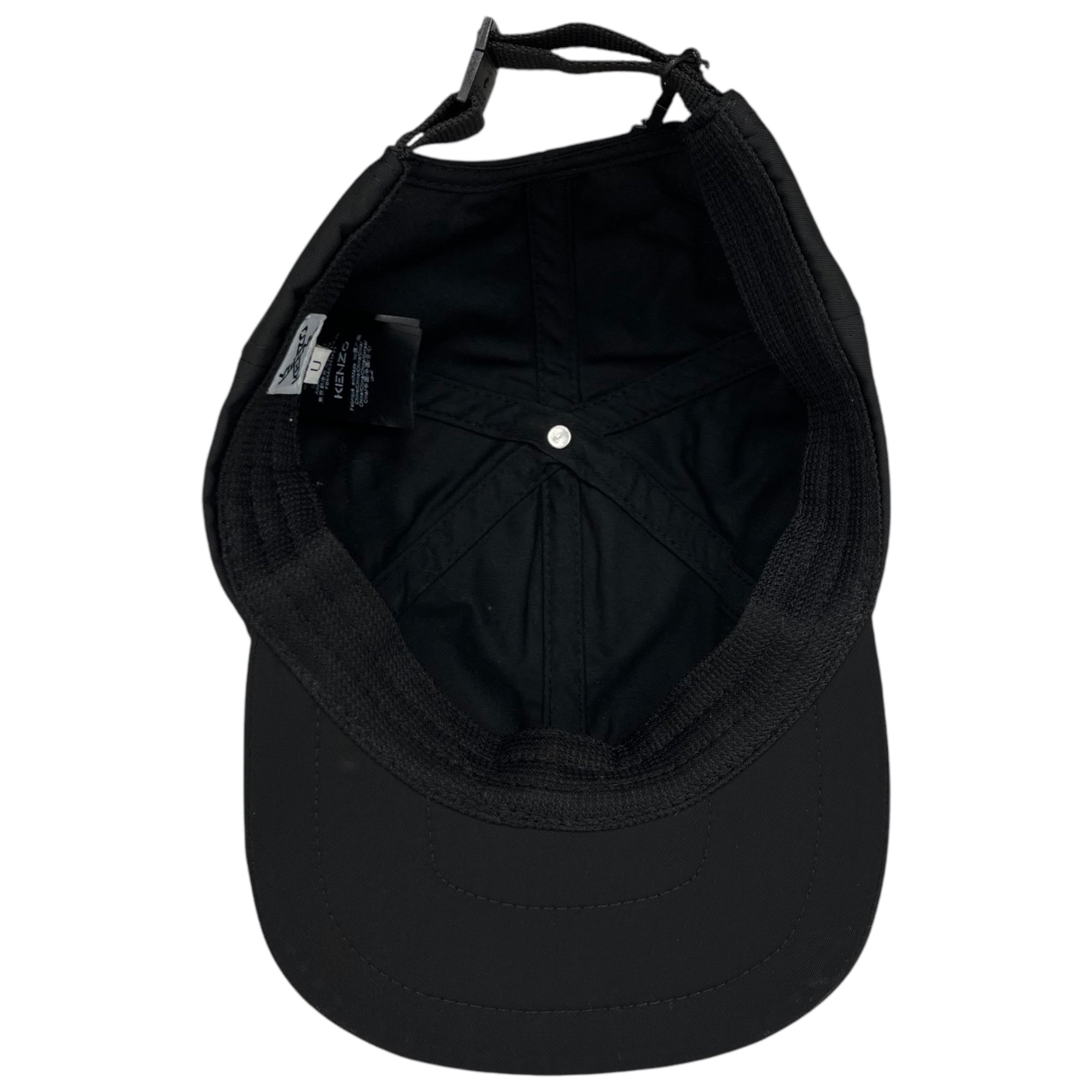 KENZO(ケンゾー) cross logo nylon cap クロス ロゴ ナイロン キャップ FREE ブラック