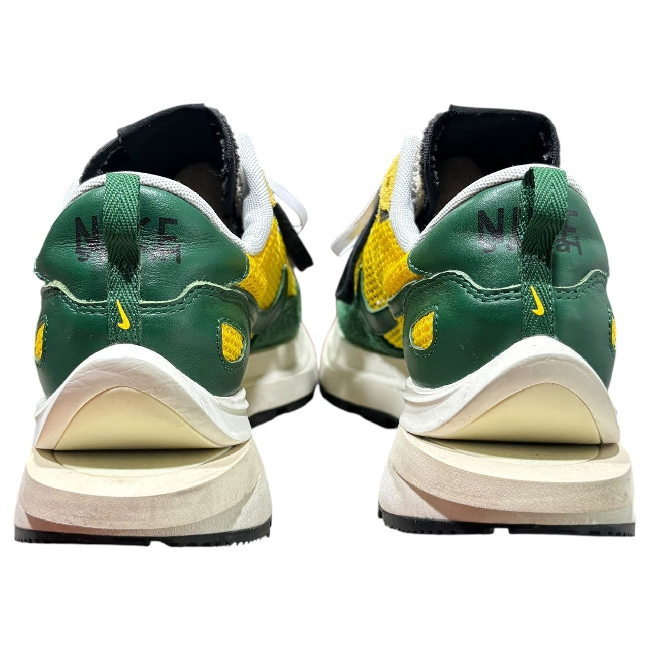 sacai × NIKE(サカイ × ナイキ) Vapor Waffle "Tour Yellow/Stadium Green-Sail" ヴェイパー ワッフル ローカットスニーカー CV1363-700 28.0cm イエロー×グリーン