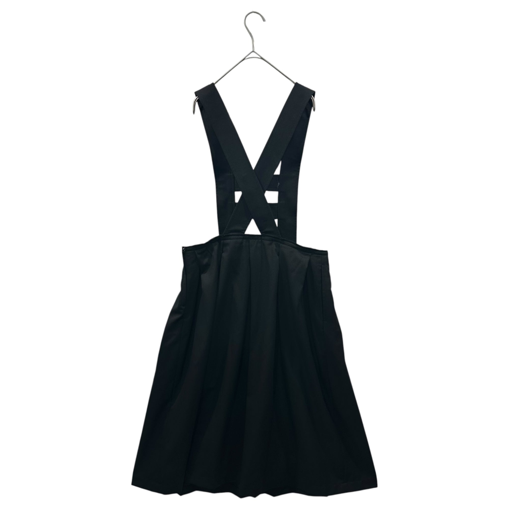 BLACK COMME des GARCONS(ブラックコムデギャルソン) 2018SS Suspender Jumper Skirt サスペンダー ジャンパー スカート ワンピース 1A-A003 S ブラック AD2017