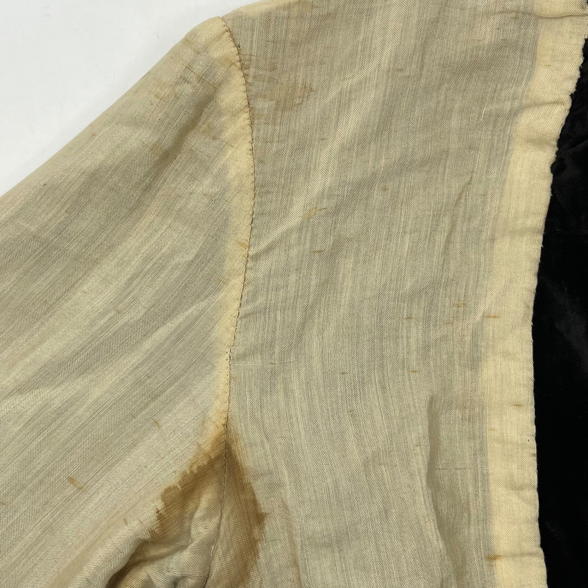 Euro Vintage(ヨーロッパヴィンテージ) Hida_00'~20's classic short velvet jacket/クラシカルショートベルベットジャケット 表記なし(Mサイズ程度) ブラック