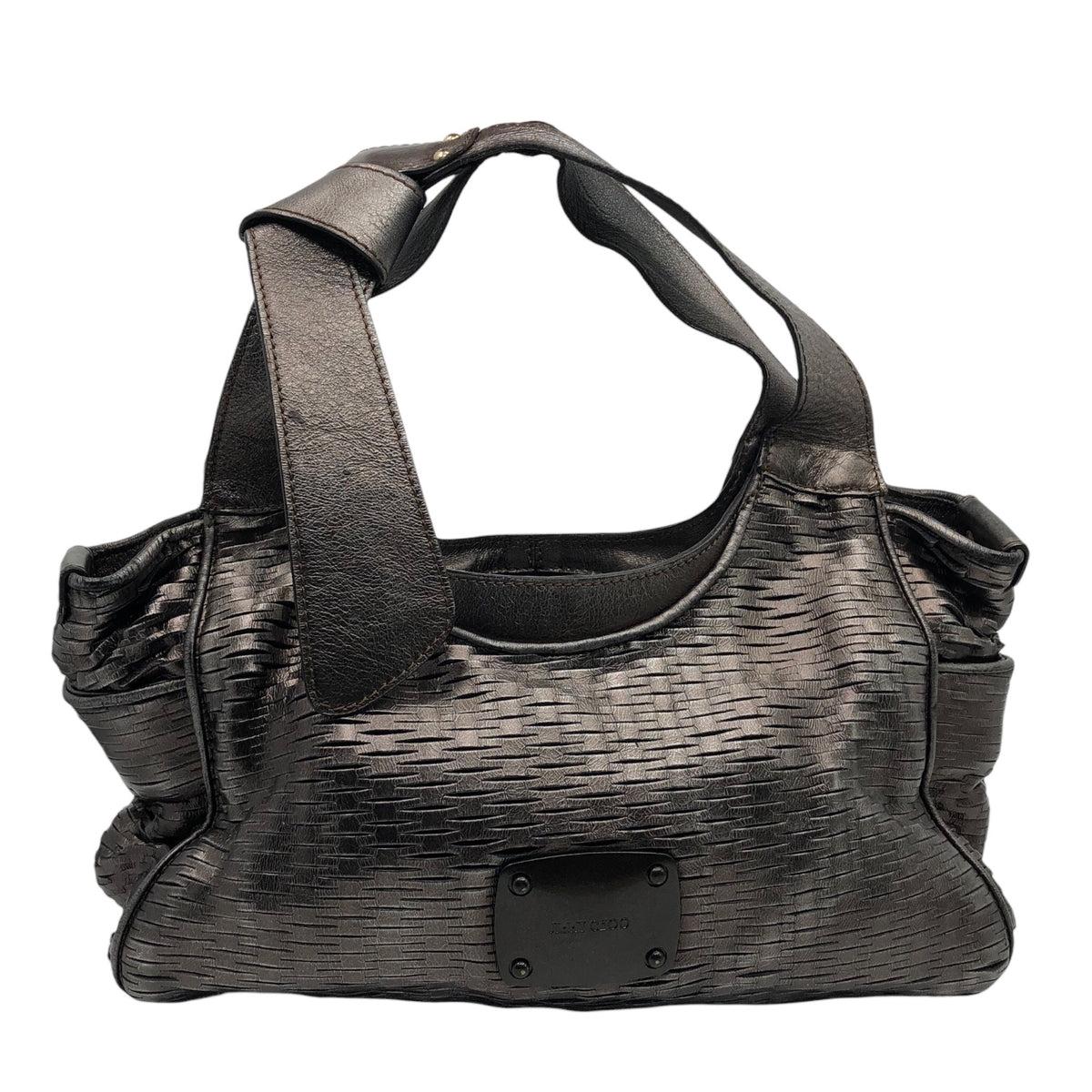 JIMMY CHOO(ジミーチュウ) perforated leather handbag パンチング 