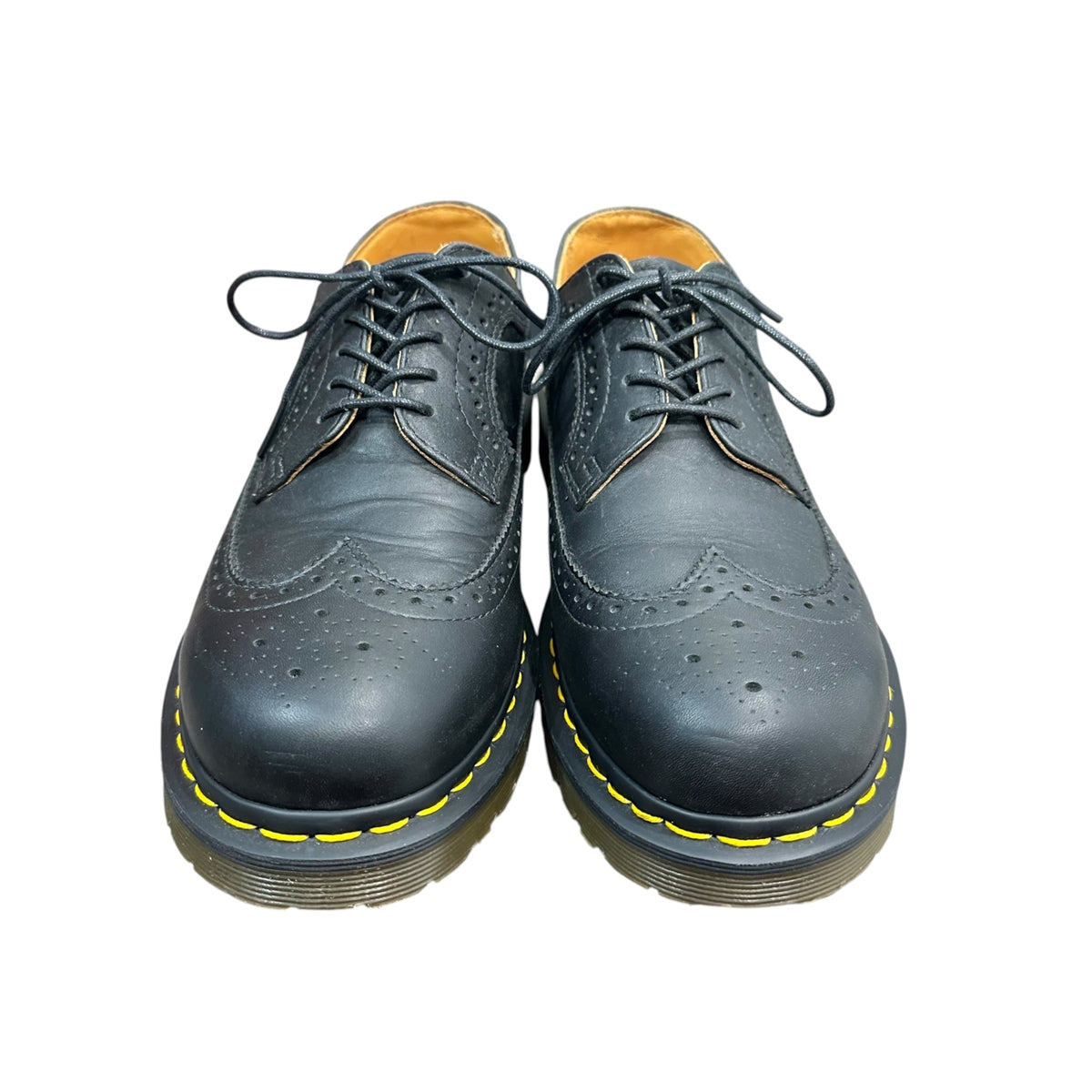 DR.MARTENS(ドクターマーチン) Brogue Shoe / Wingtip Oxford ブローグ シューズ ウィングチップ 11845 27cm ブラック レザー シューズ 革靴