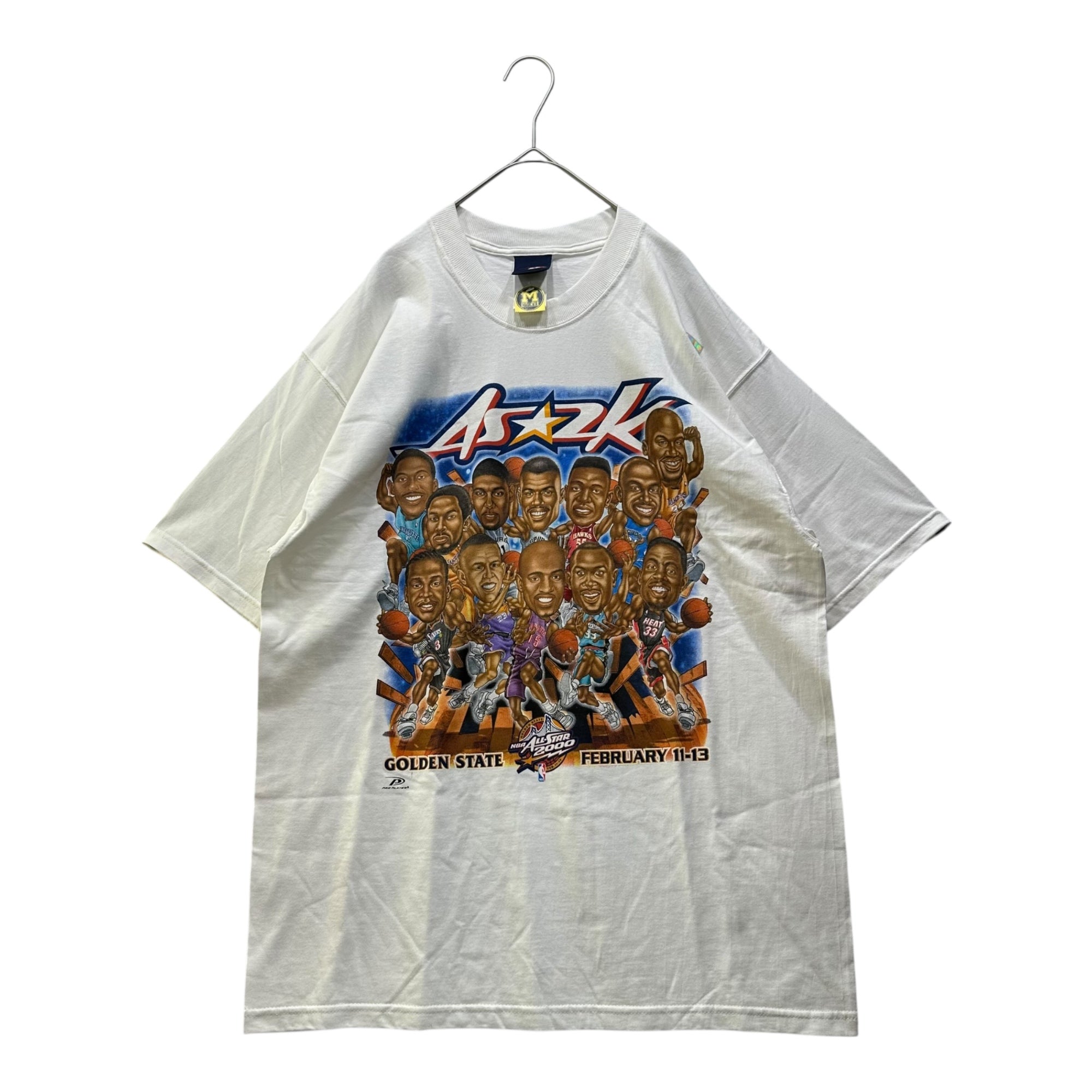 VINTAGE(ヴィンテージ) 2000 NBA All-Star Game Print T-Shirt 2000年