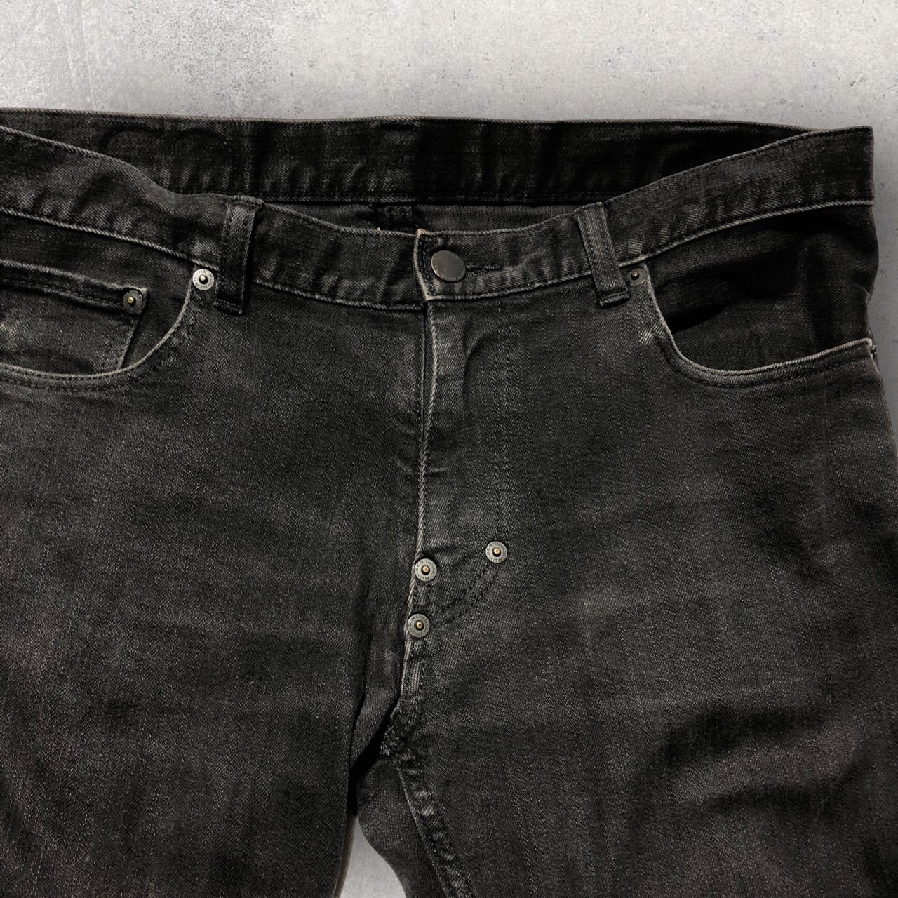 NUMBER (N)INE(ナンバーナイン) 06AWスキニーデニムパンツ F06-NP017 4×30 ブラック 06AW NOIR期