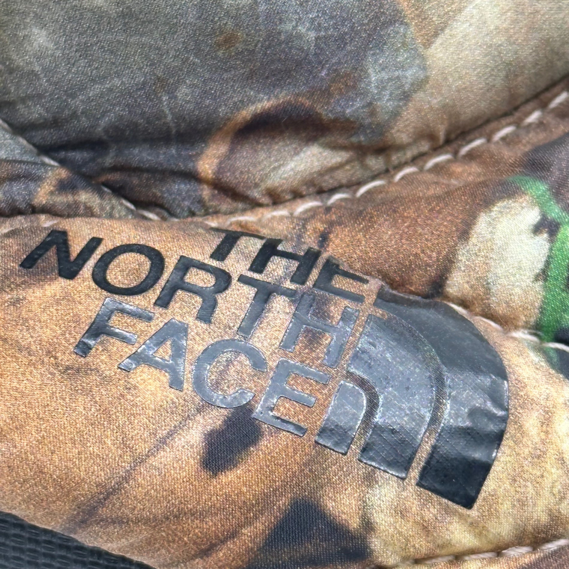 THE NORTH FACE×SUPREME(ノースフェイス×シュプリーム) 16AW Nuptse Bootie 'Leaves Print' ヌプシ ブーティ NF0A32Y1 26cm ブラウン ブーツ コラボ