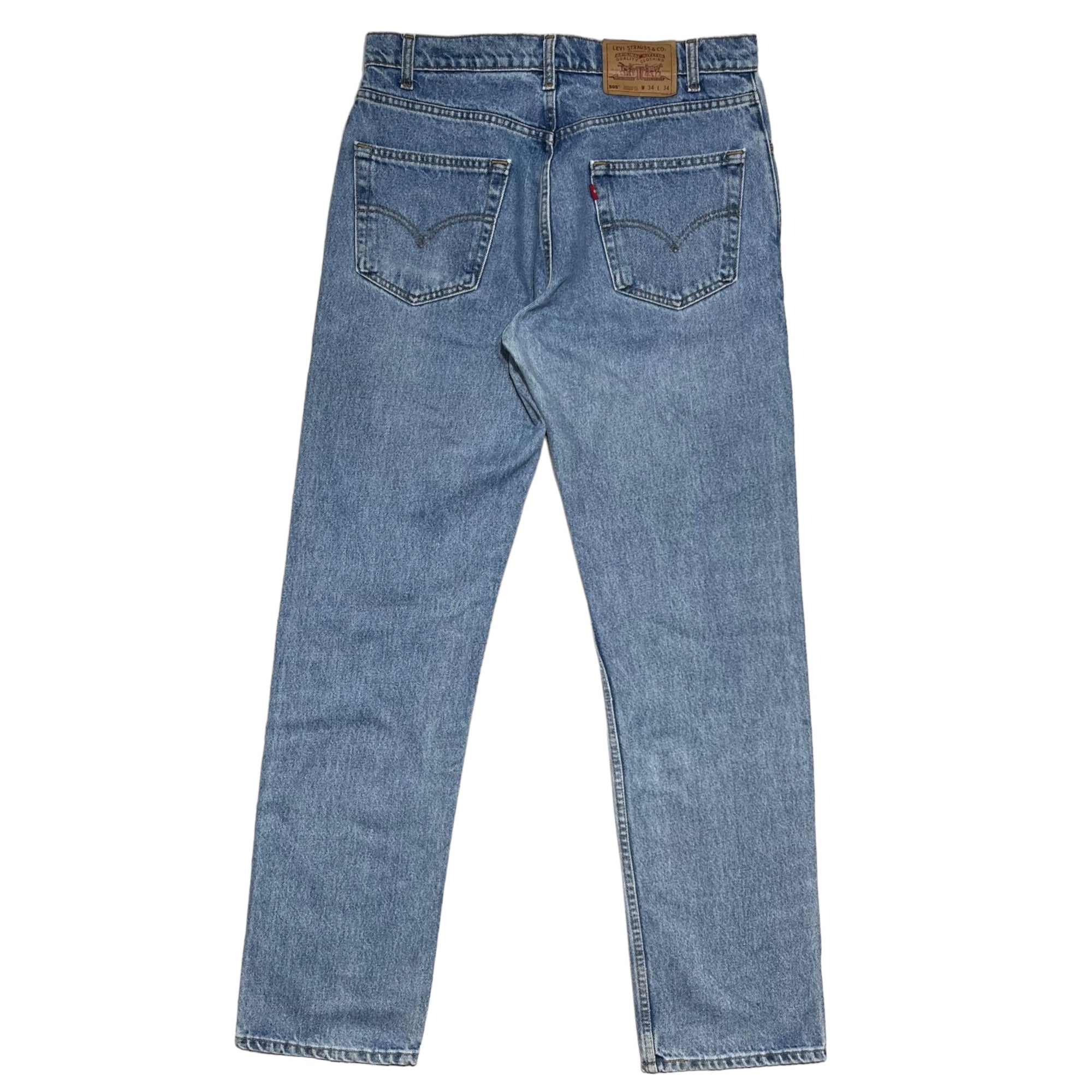 Levi's(リーバイス) 90's 505 denim pants デニムパンツ カナダ製 505 4891 W34 ライトインディゴ 90年代